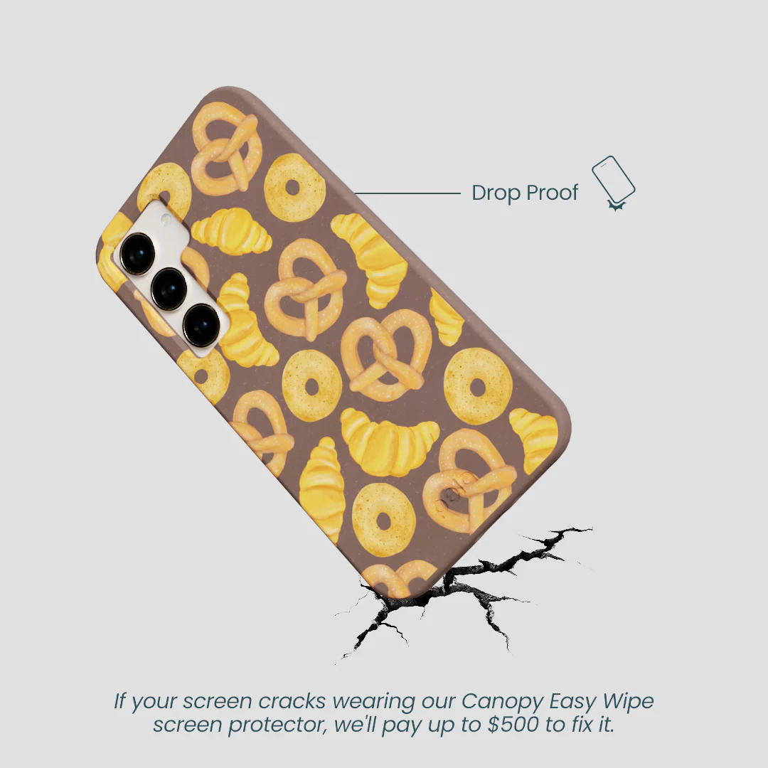 Chocolate Brown Baked Goodies Samsung Galaxy S24 Case - Image 5