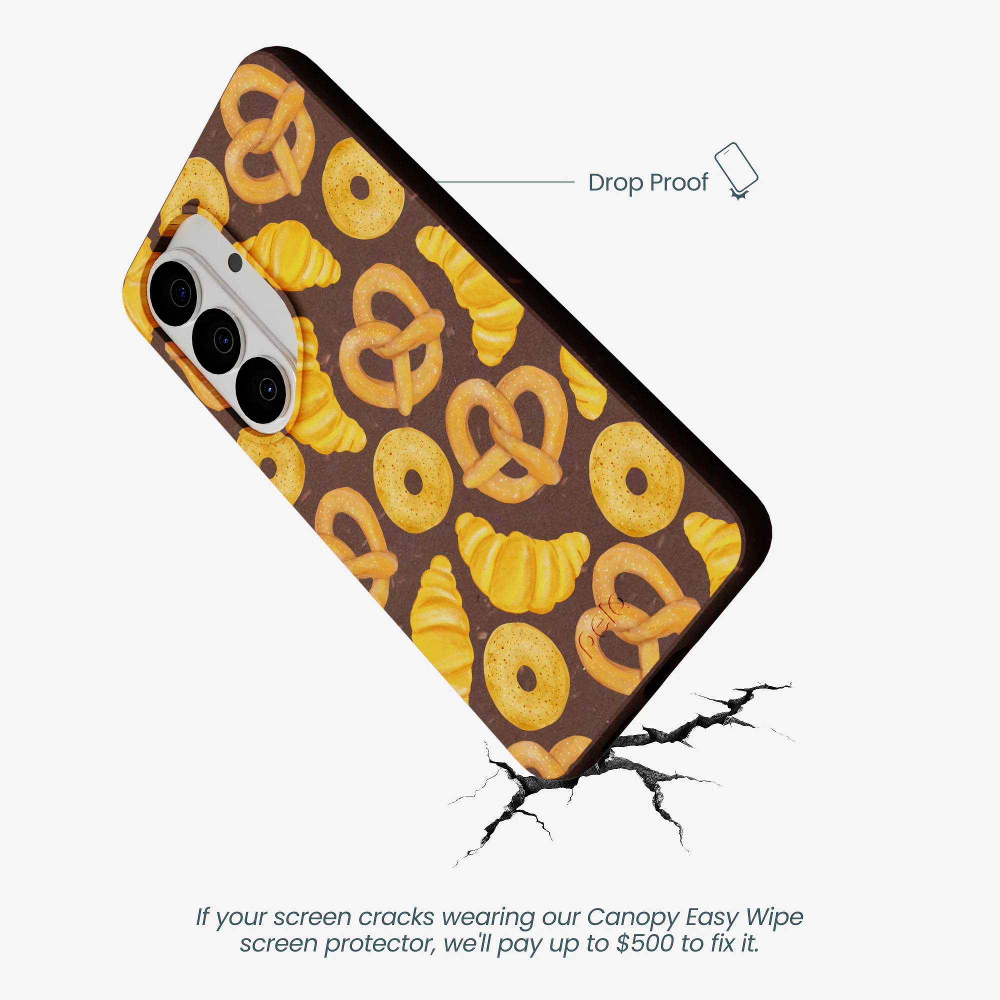 Chocolate Brown Baked Goodies Samsung Galaxy S26 Case - Image 5