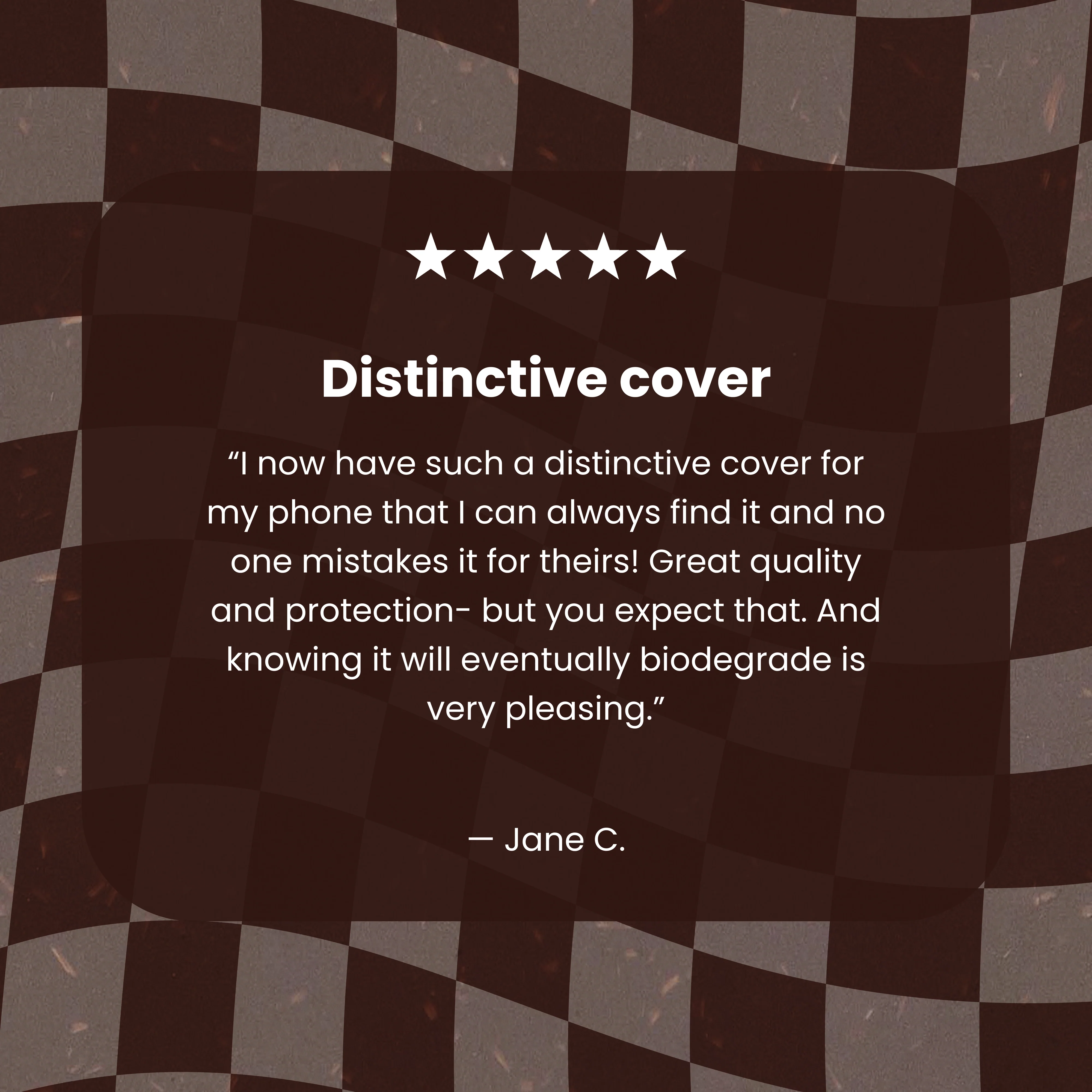 Chocolate Brown Cafe Check iPhone 15 Case - Image 7