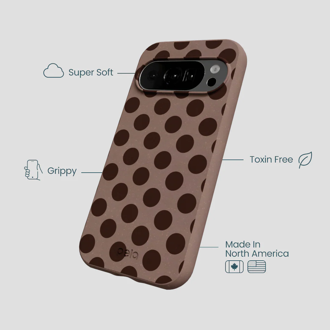 Chocolate Brown Cocoa Sprinkle Google Pixel 10/10 Pro Case - Image 4