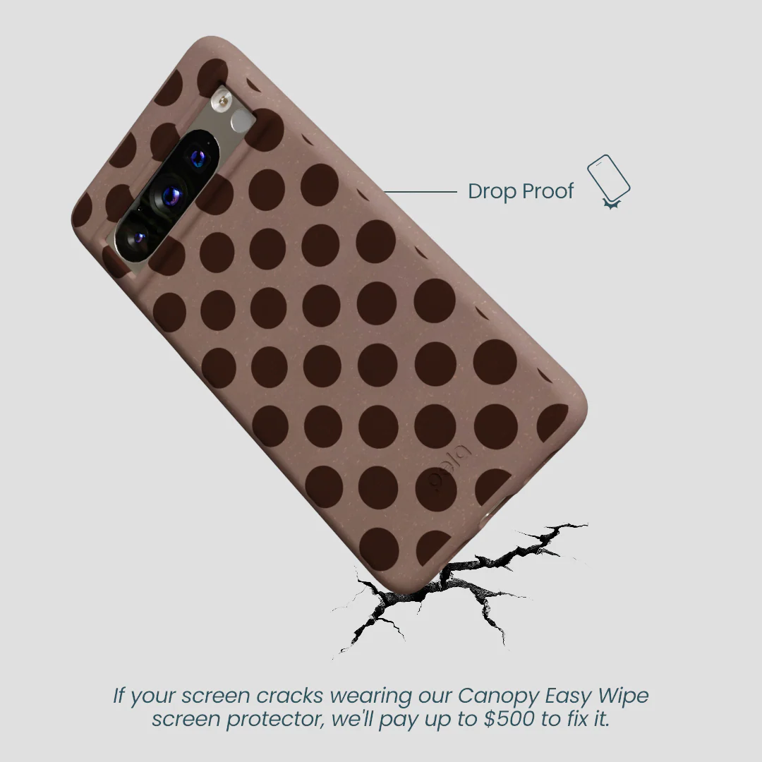 Chocolate Brown Cocoa Sprinkle Google Pixel 8 Pro Case - Image 5