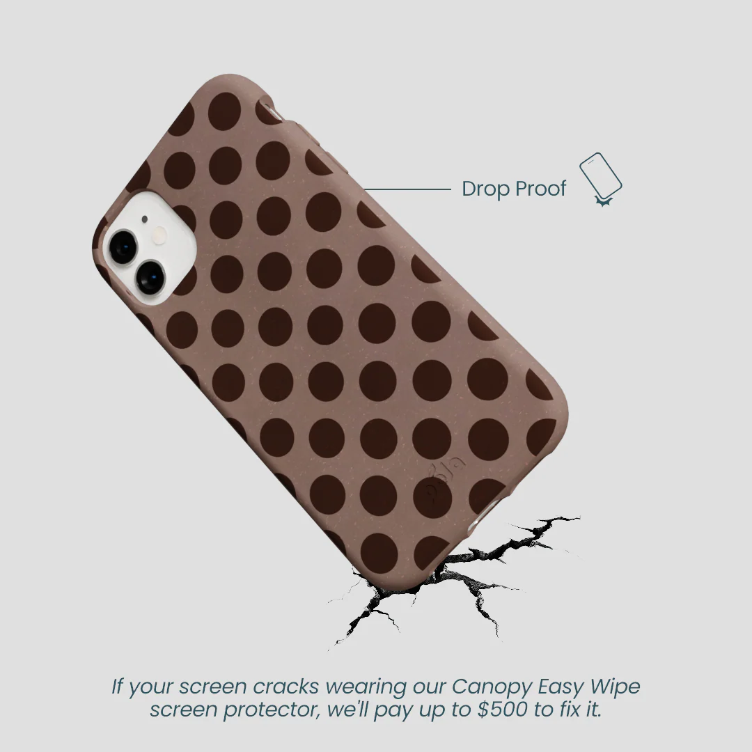 Chocolate Brown Cocoa Sprinkle iPhone 11 Case - Image 5
