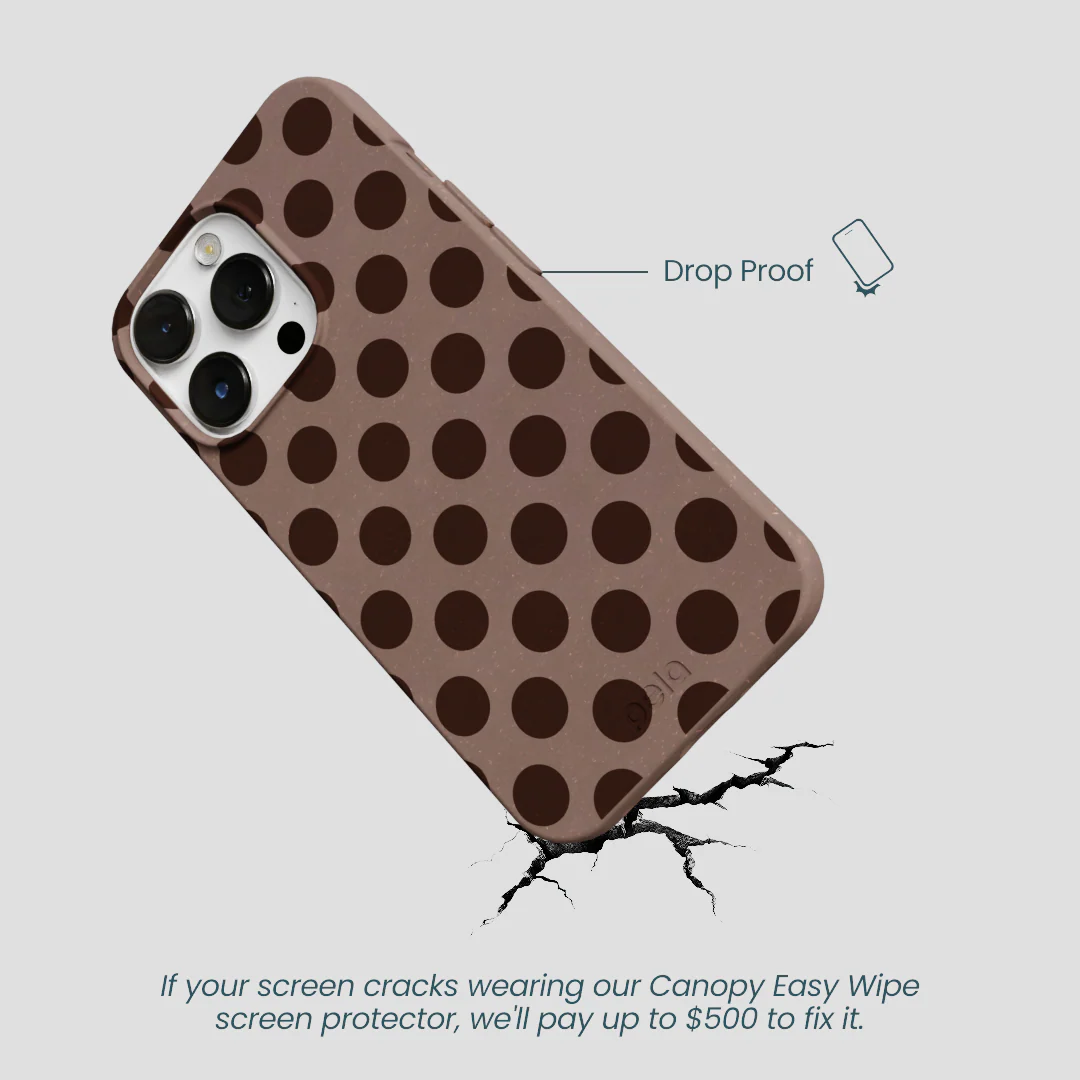 Chocolate Brown Cocoa Sprinkle iPhone 13 Pro Max Case - Image 5
