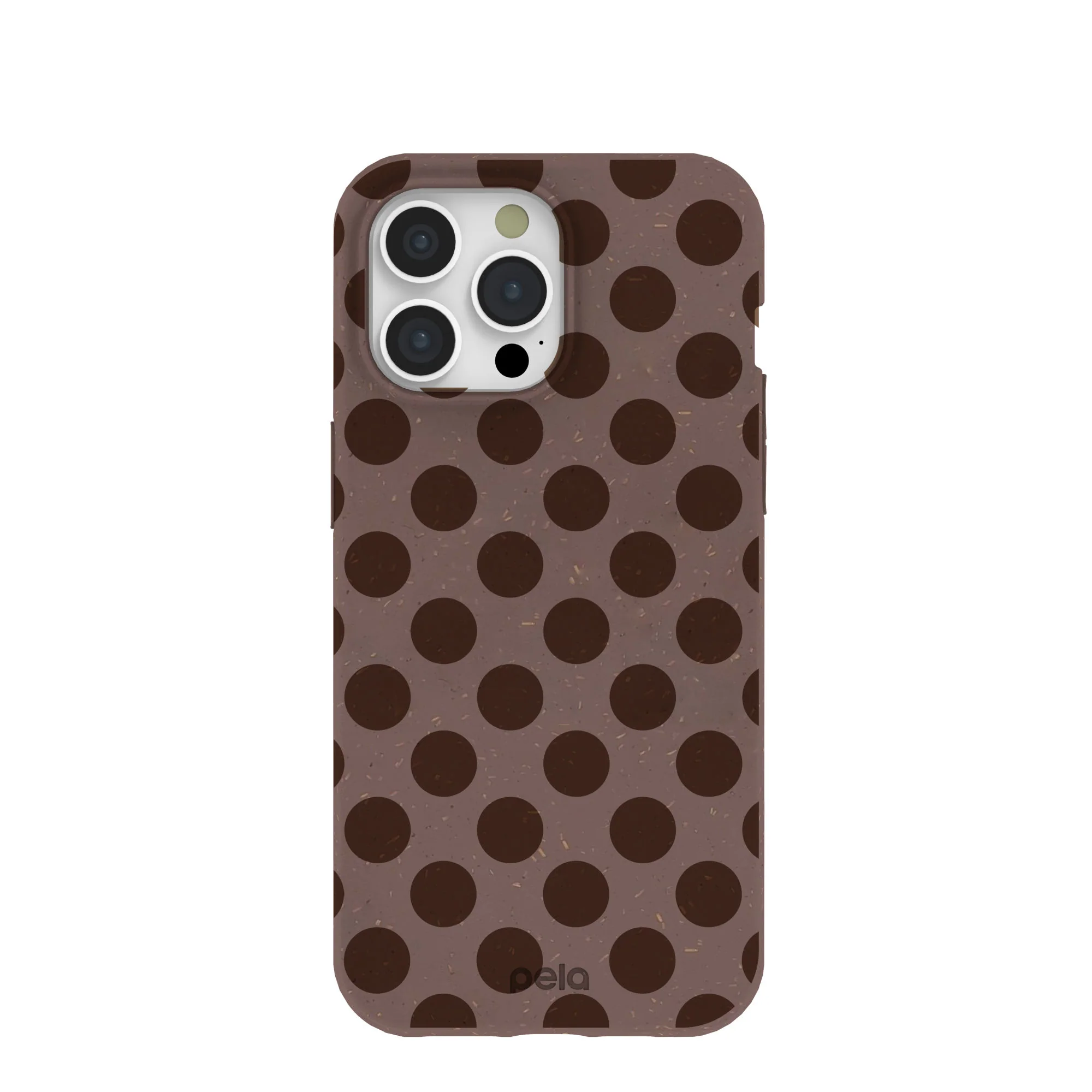 Chocolate Brown Cocoa Sprinkle iPhone 15 Pro Max Case