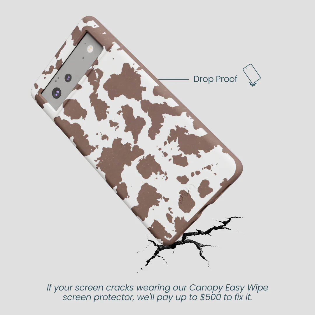 Chocolate Brown Cow Couture Google Pixel 6 Case - Image 5