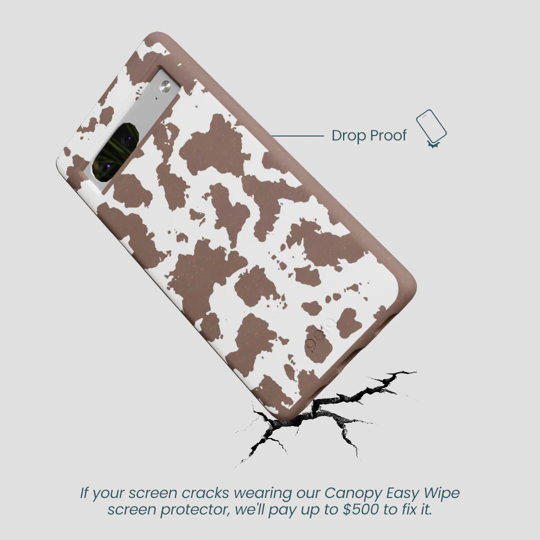 Chocolate Brown Cow Couture Google Pixel 7 Case - Image 5