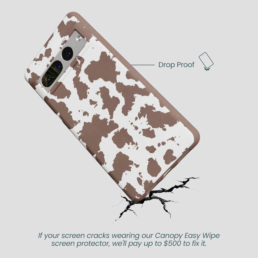 Chocolate Brown Cow Couture Google Pixel 7 Pro Case - Image 5