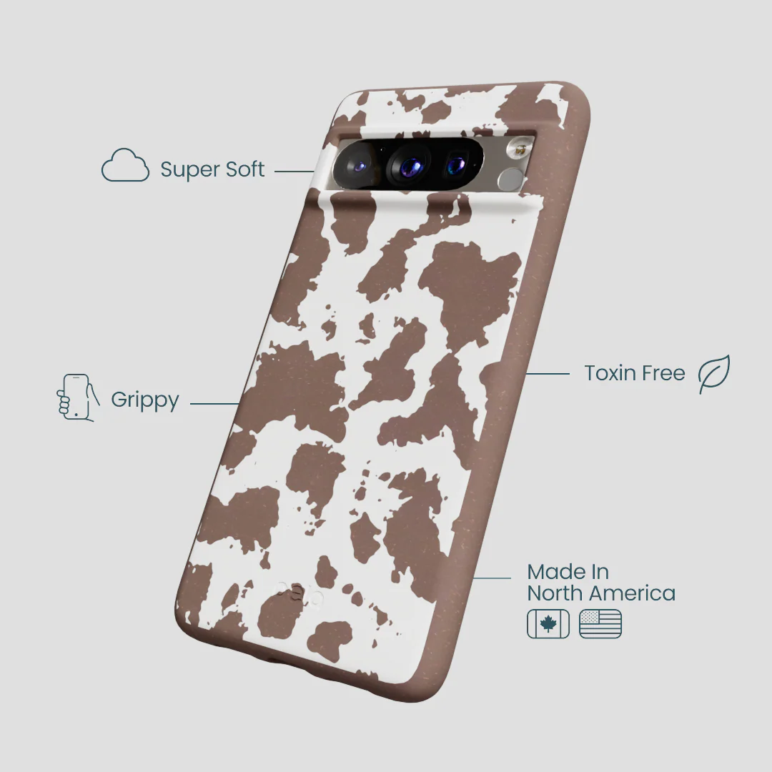Chocolate Brown Cow Couture Google Pixel 8 Pro Case - Image 4