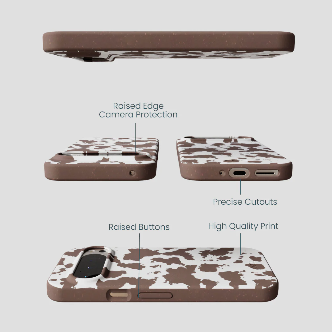 Chocolate Brown Cow Couture Google Pixel 9/9 Pro Case - Image 3