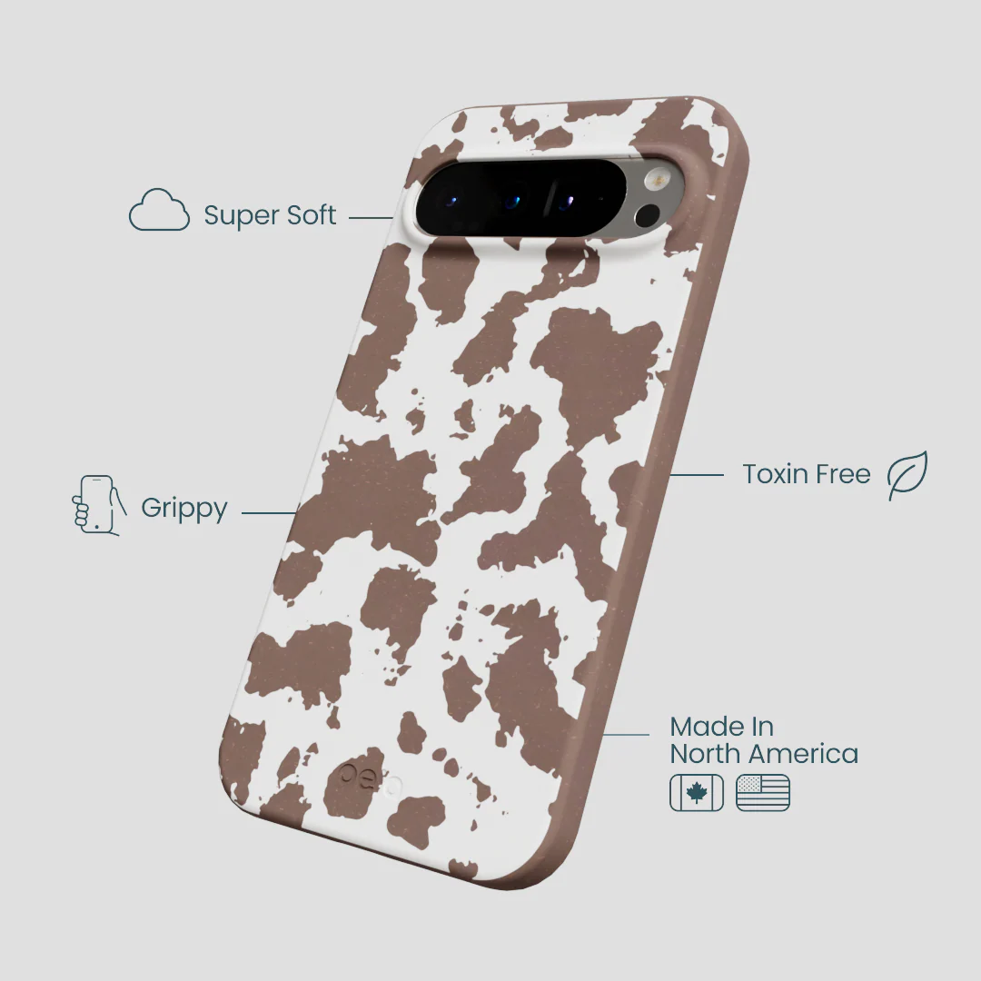 Chocolate Brown Cow Couture Google Pixel 9 Pro XL Case - Image 4