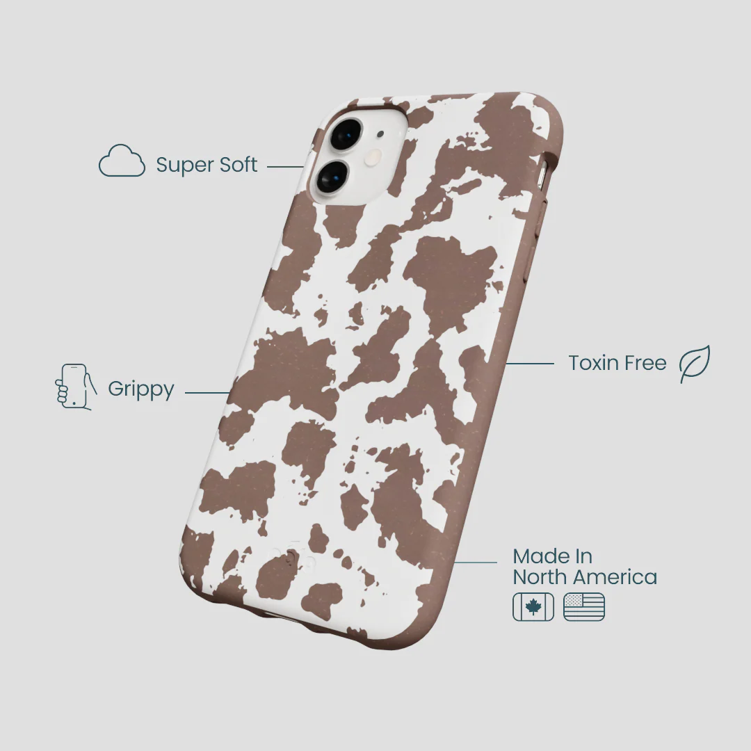 Chocolate Brown Cow Couture iPhone 11 Case - Image 4