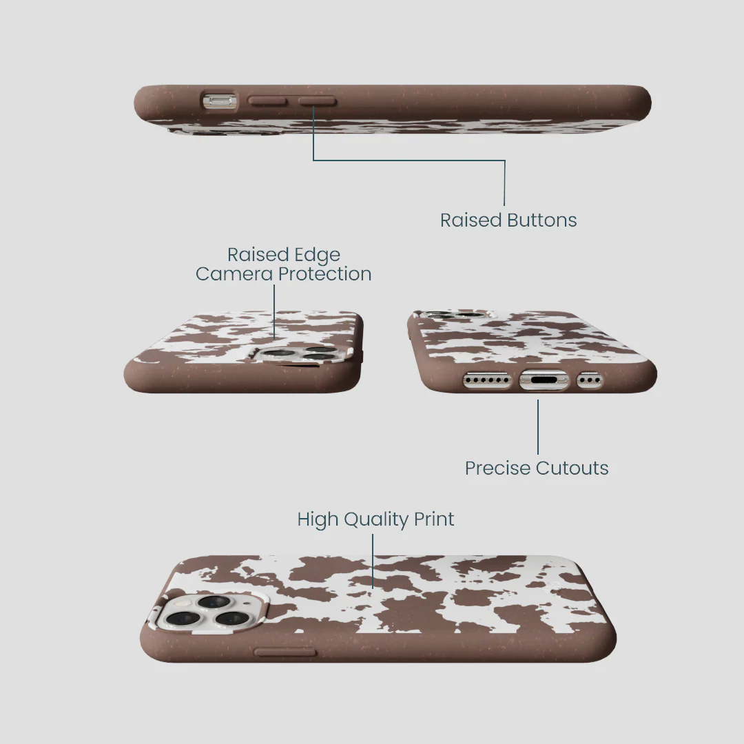 Chocolate Brown Cow Couture iPhone 11 Pro Case - Image 3
