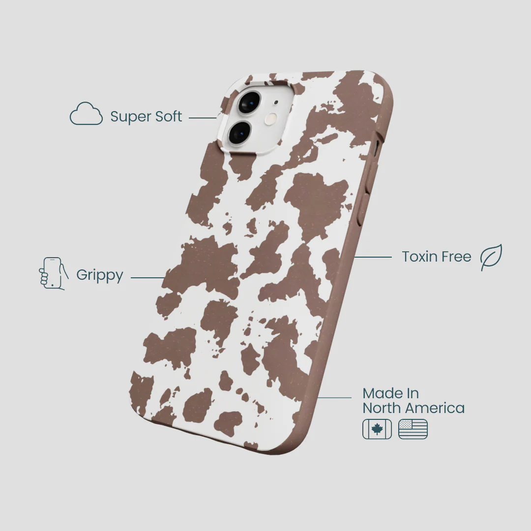 Chocolate Brown Cow Couture iPhone 12/ iPhone 12 Pro Case - Image 4