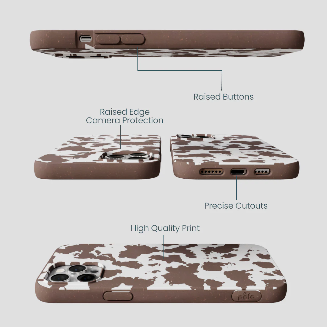 Chocolate Brown Cow Couture iPhone 12 Pro Max Case - Image 3