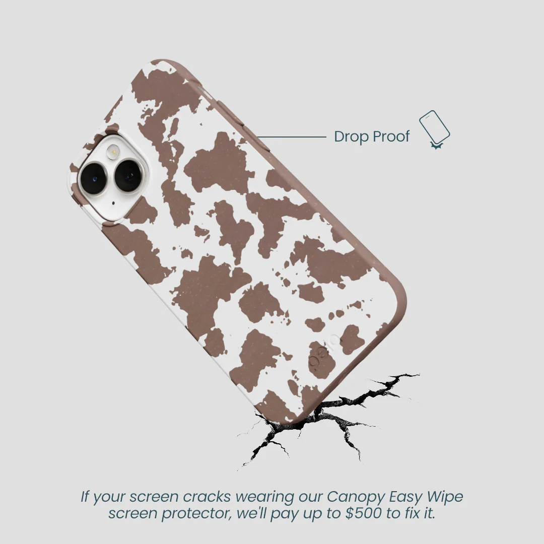 Chocolate Brown Cow Couture iPhone 13 Case - Image 5