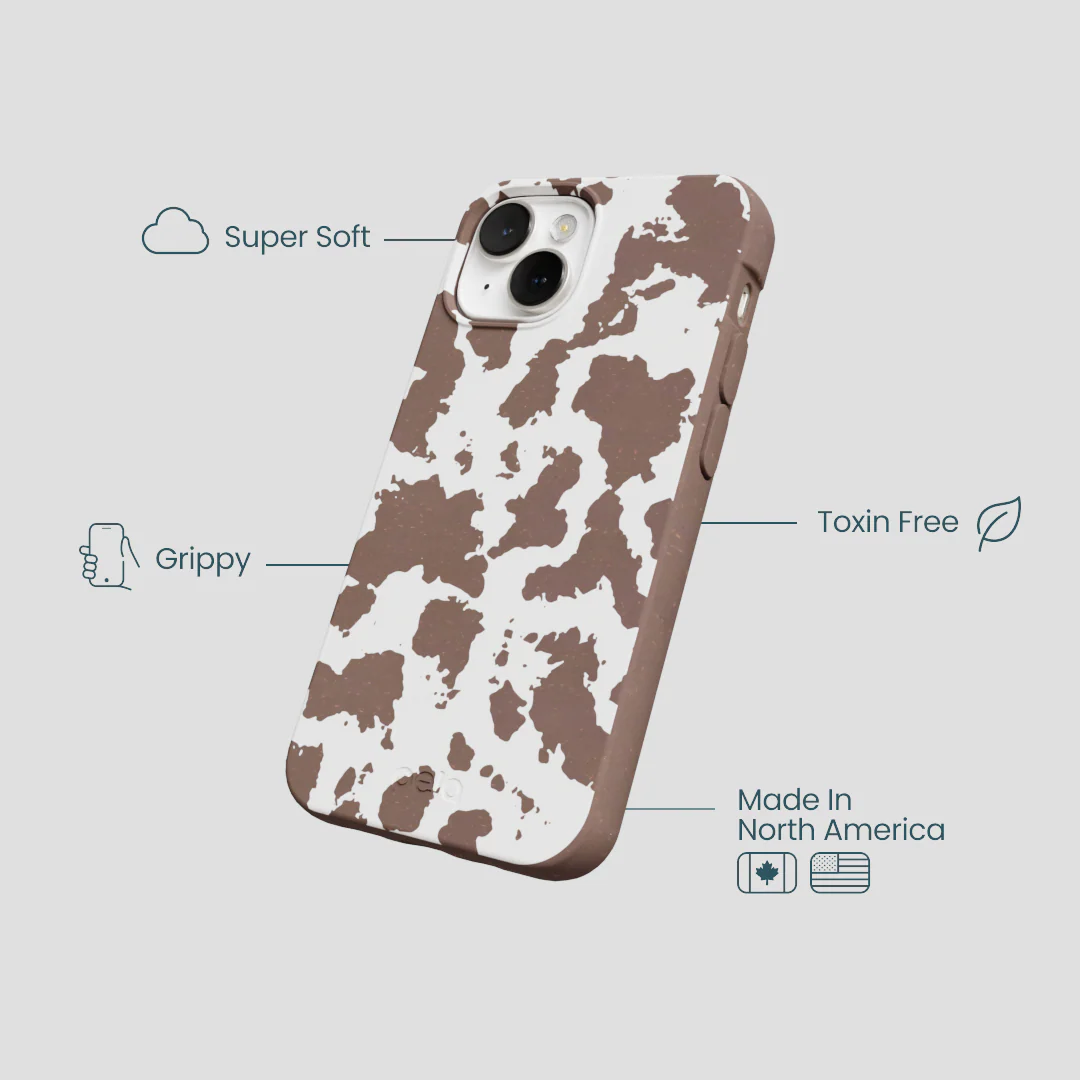 Chocolate Brown Cow Couture iPhone 13 Mini Case - Image 4