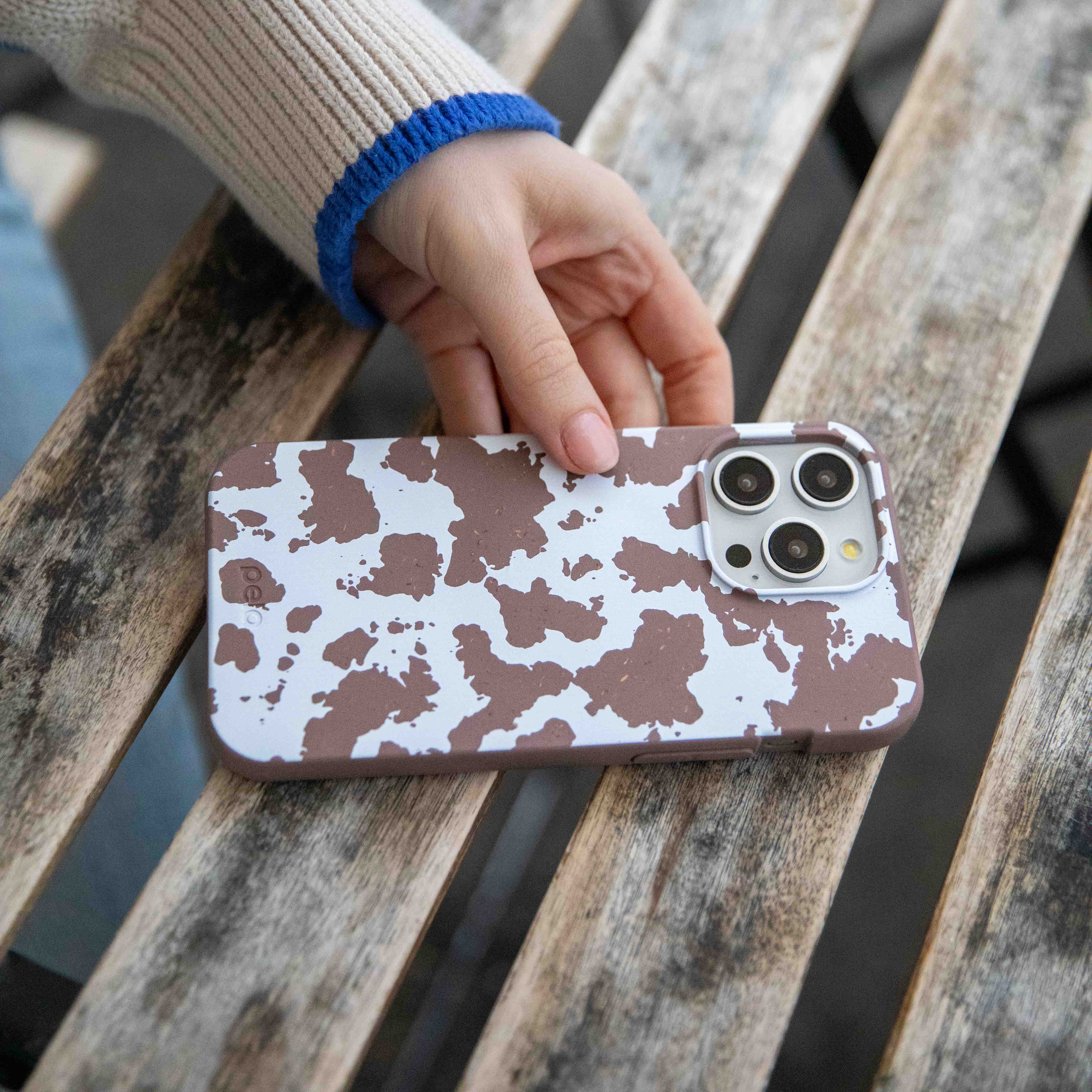 Chocolate Brown Cow Couture iPhone 14 Case - Image 6