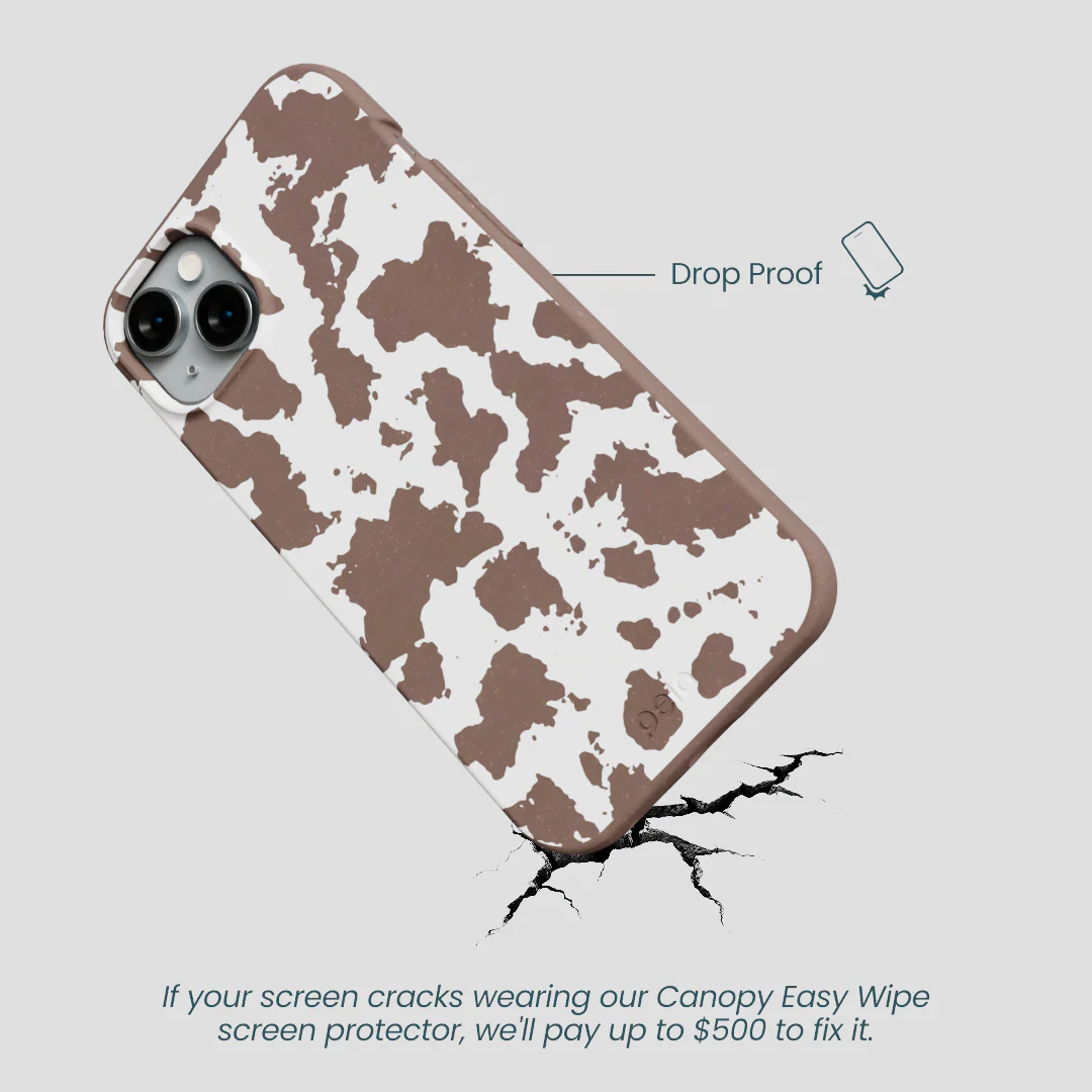 Chocolate Brown Cow Couture iPhone 14 Plus Case - Image 5