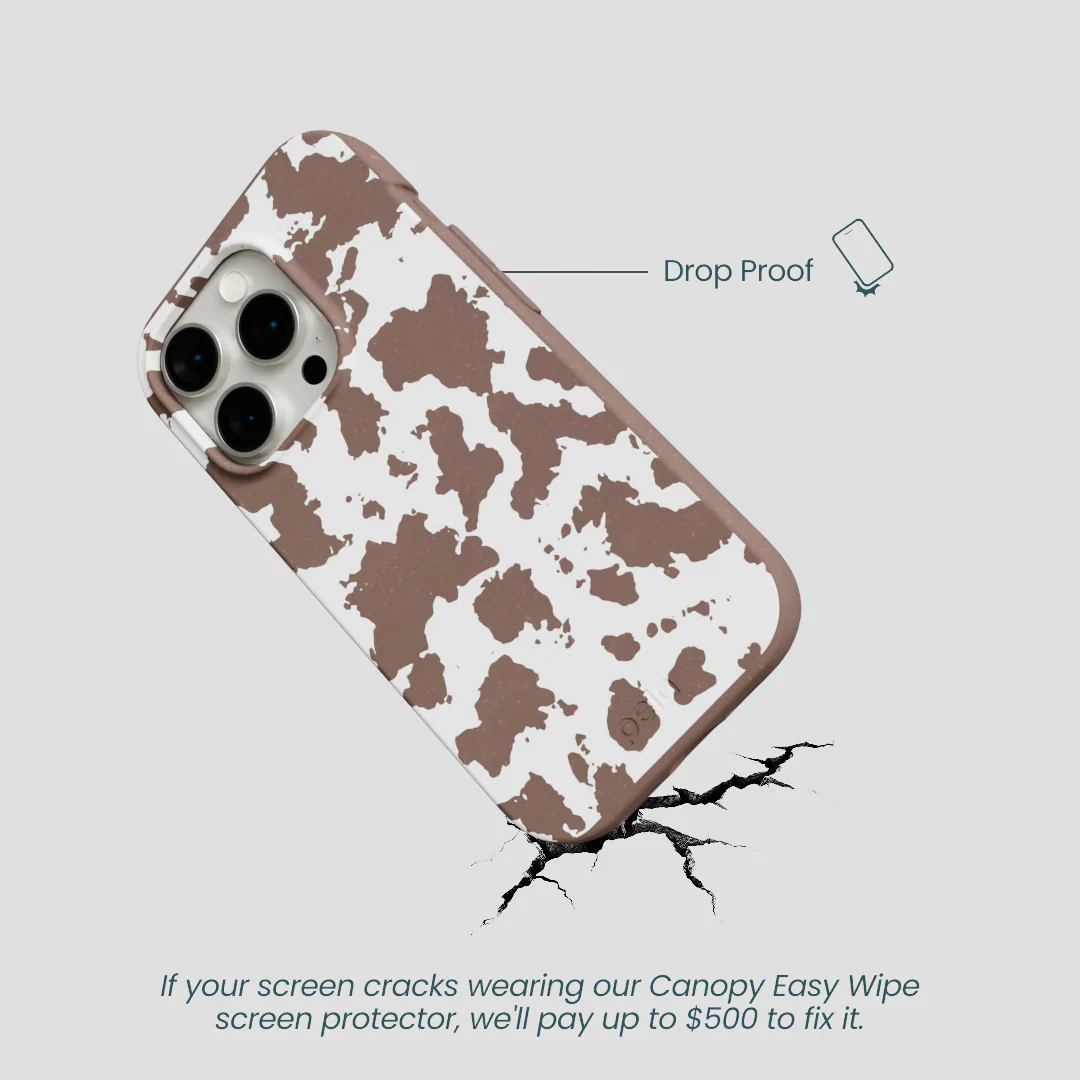 Chocolate Brown Cow Couture iPhone 14 Pro Case - Image 5