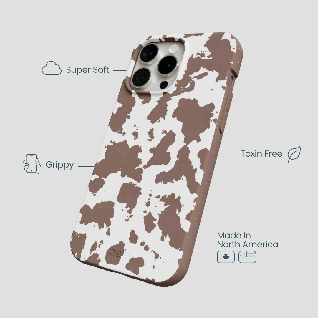 Chocolate Brown Cow Couture iPhone 14 Pro Max Case - Image 4