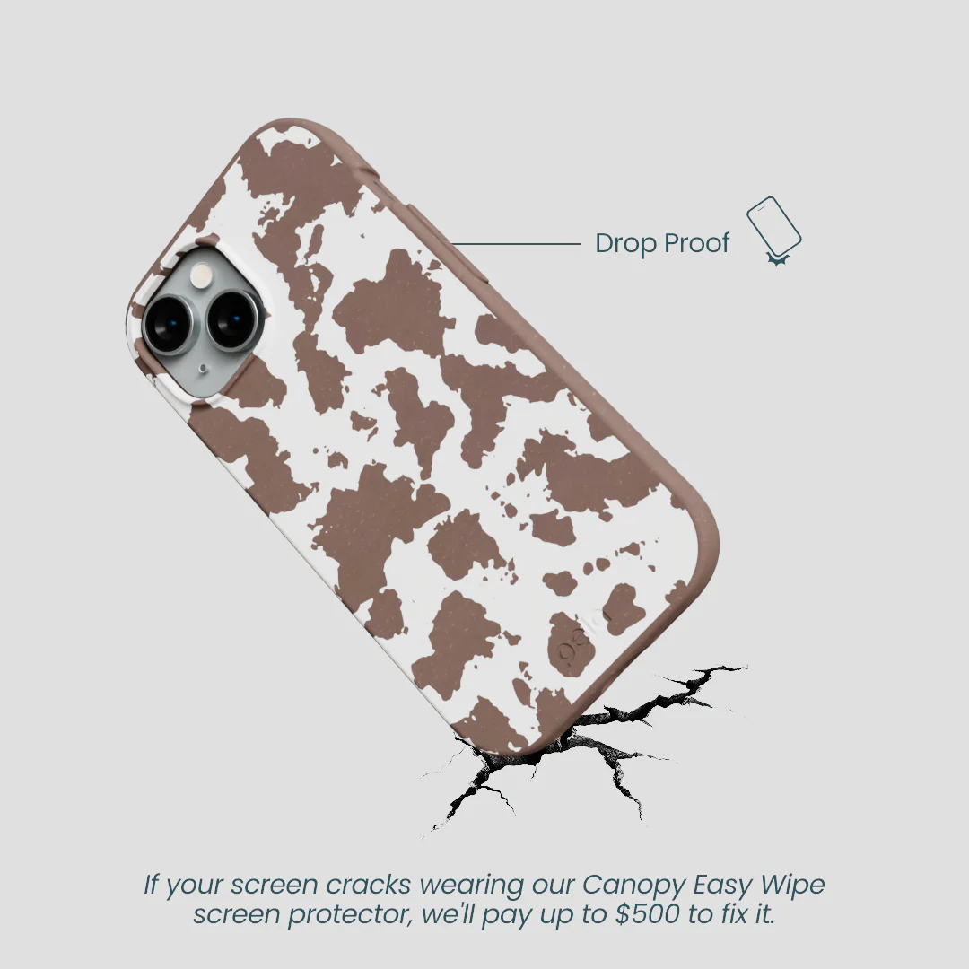 Chocolate Brown Cow Couture iPhone 15 Case - Image 5