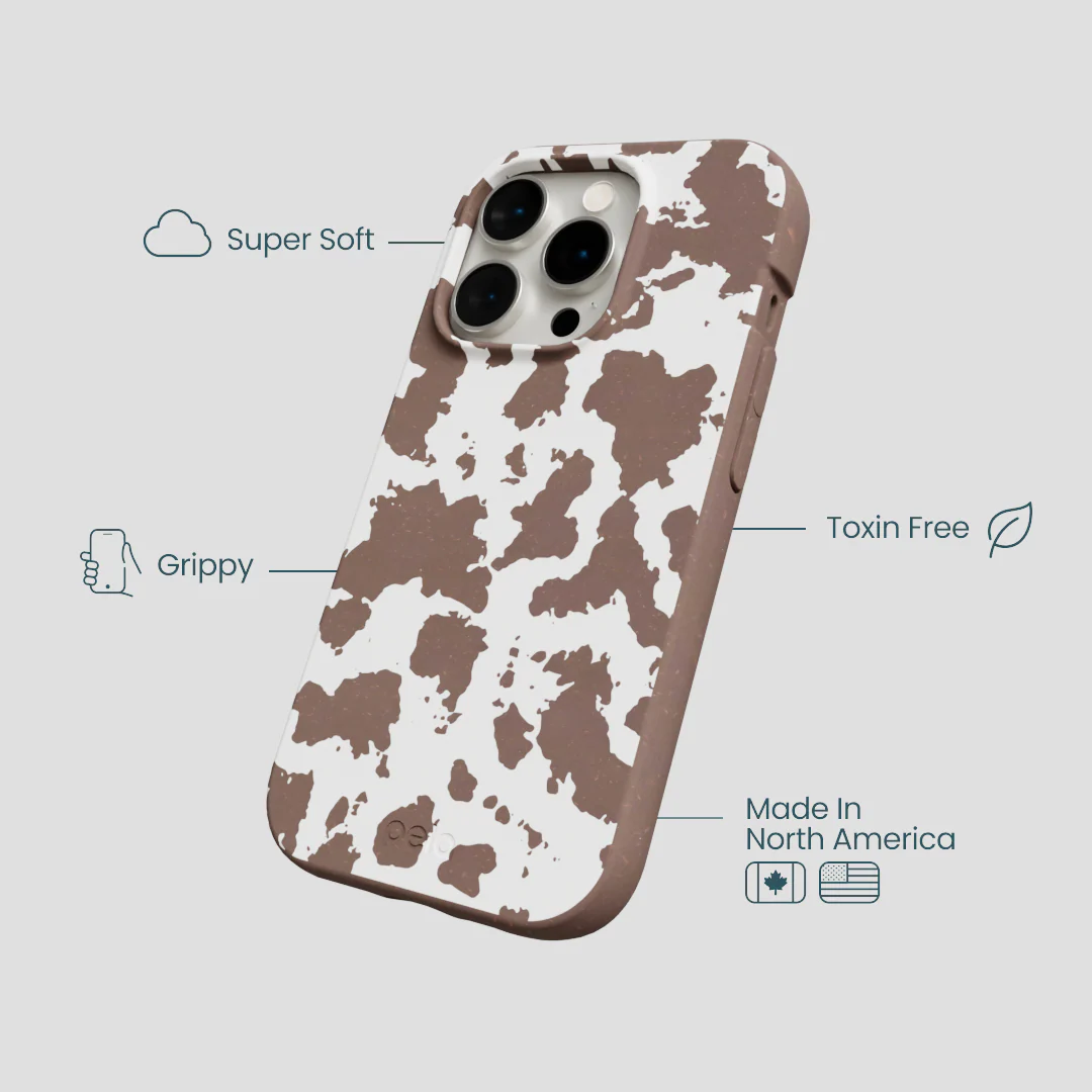 Chocolate Brown Cow Couture iPhone 15 Pro Case - Image 4