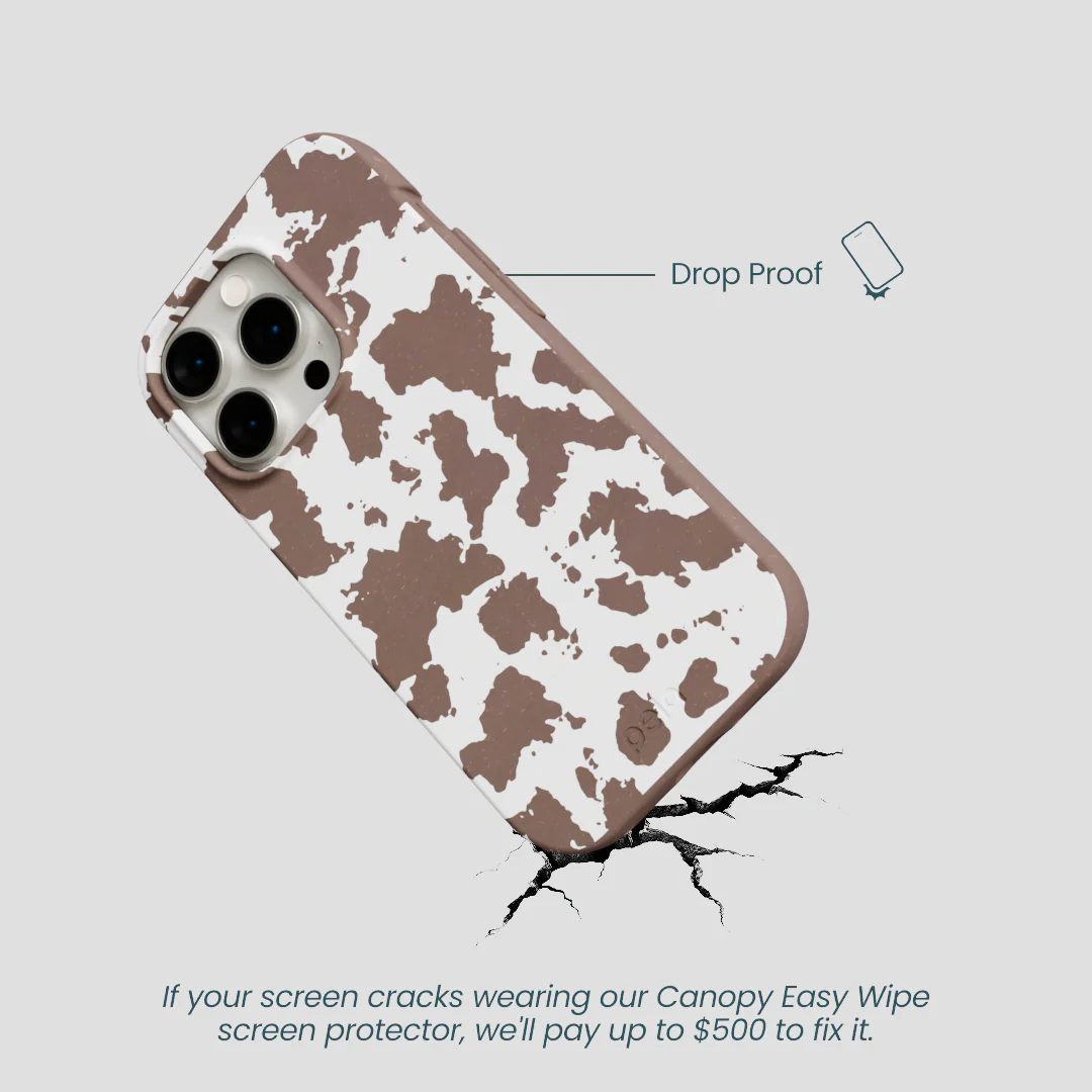 Chocolate Brown Cow Couture iPhone 15 Pro Case - Image 5