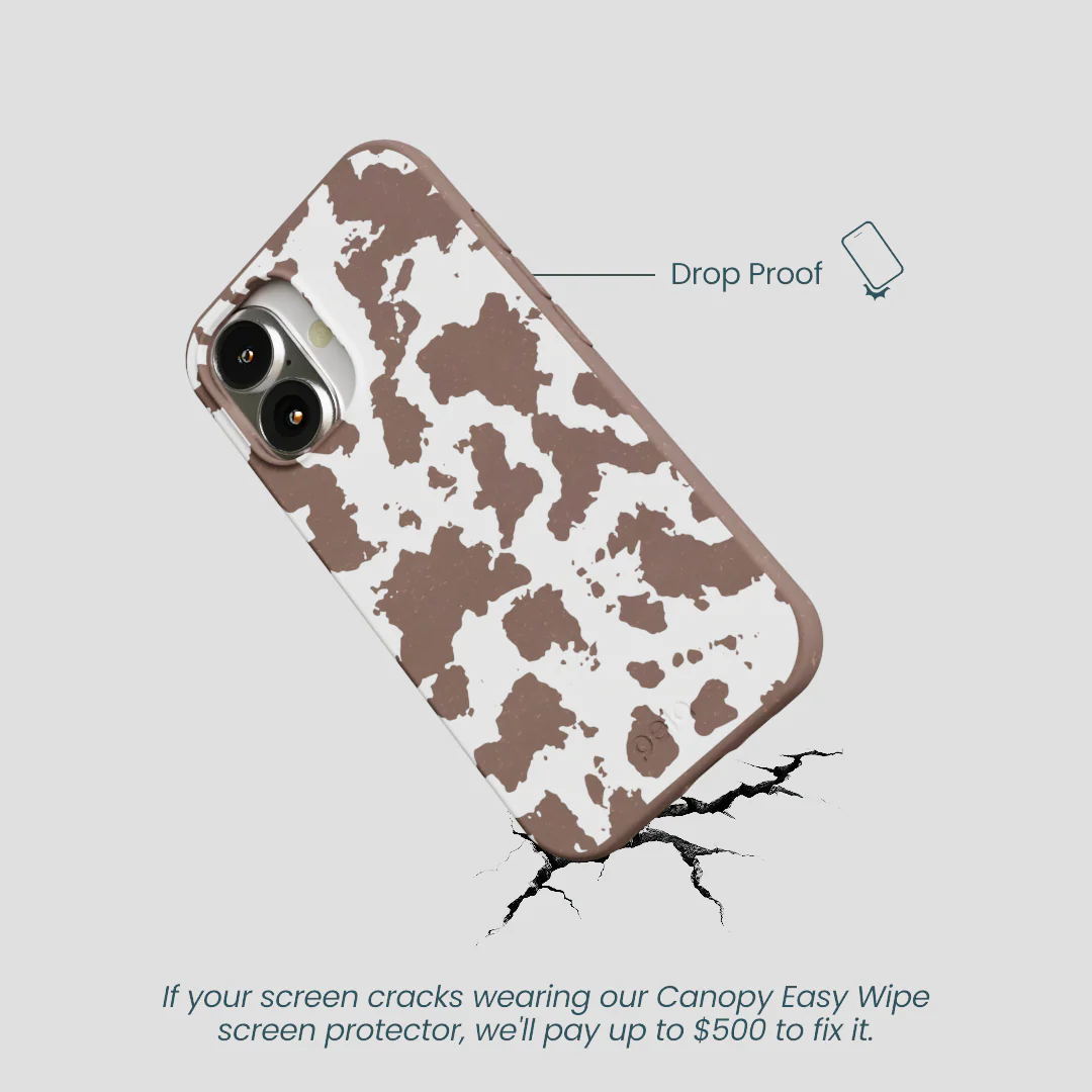 Chocolate Brown Cow Couture iPhone 16 Case - Image 5