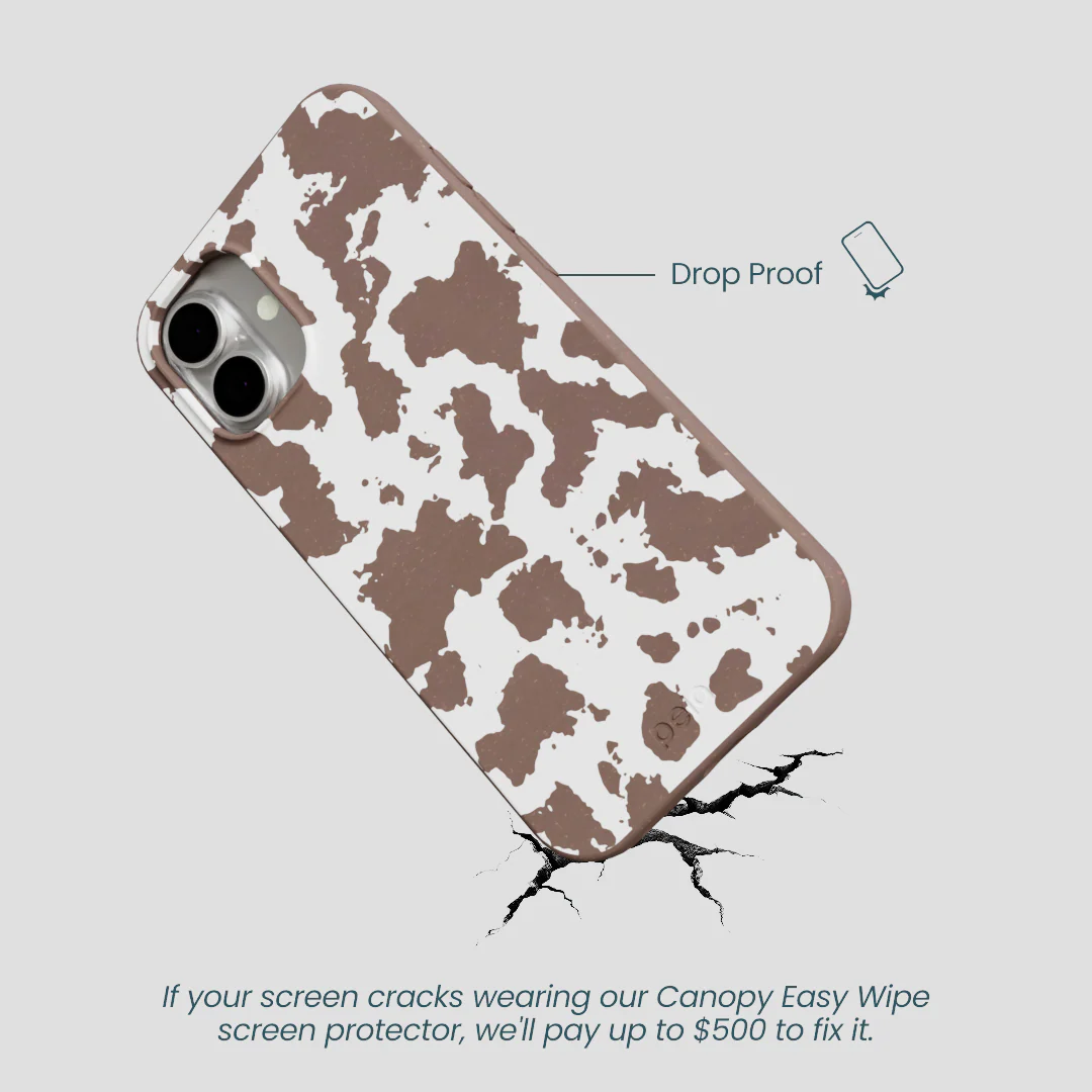 Chocolate Brown Cow Couture iPhone 16 Plus Case - Image 5