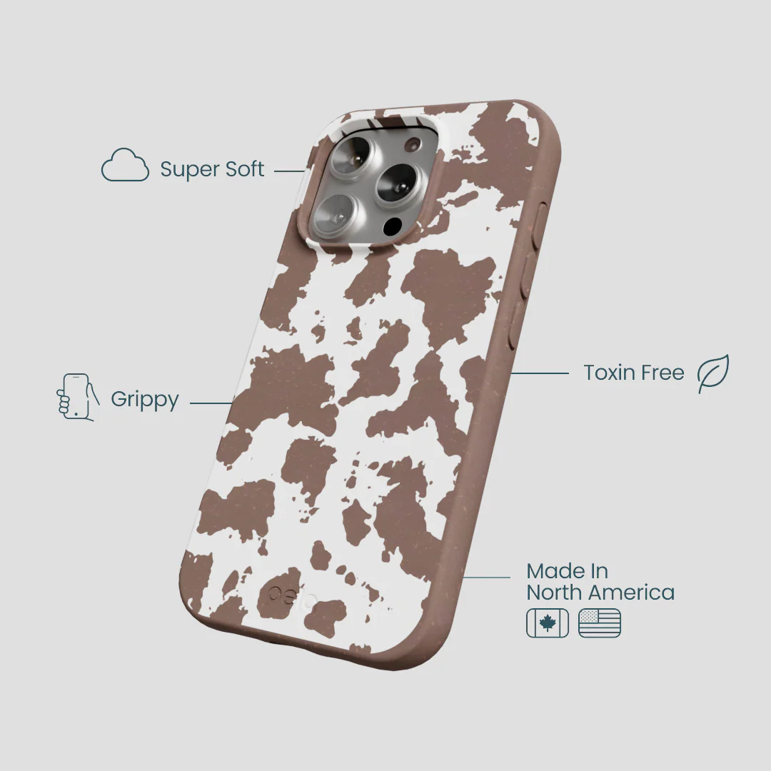 Chocolate Brown Cow Couture iPhone 16 Pro Case - Image 4