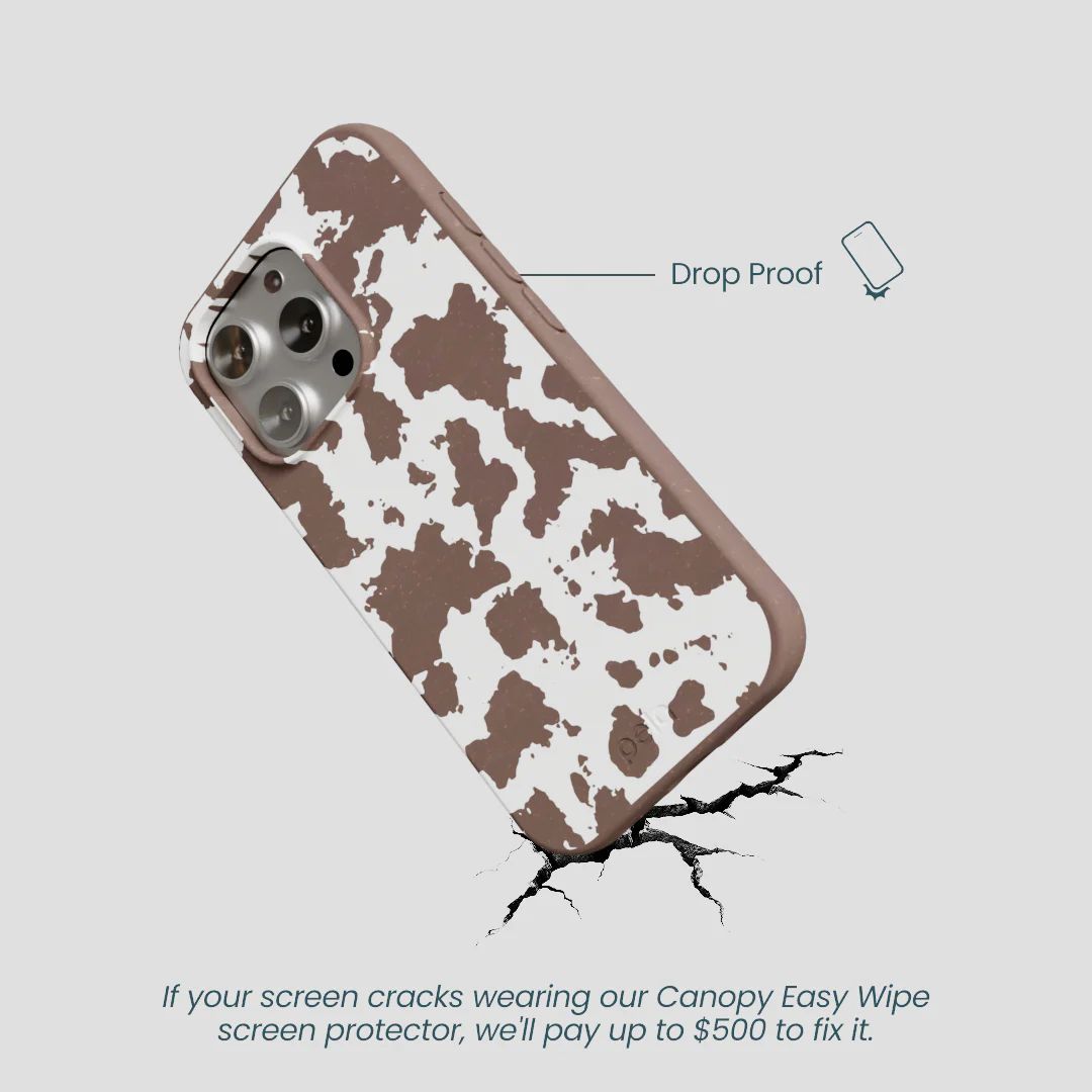 Chocolate Brown Cow Couture iPhone 16 Pro Case - Image 5
