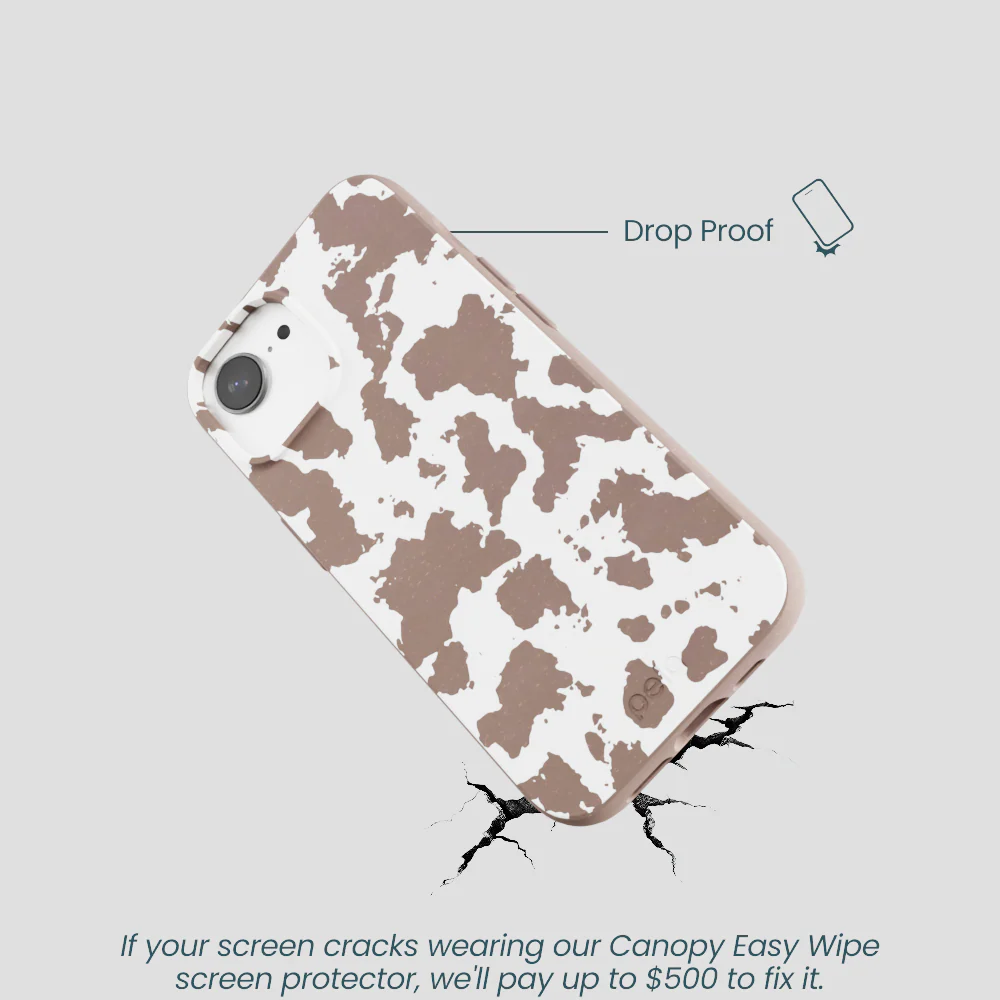 Chocolate Brown Cow Couture iPhone 16e/17e Case - Image 5