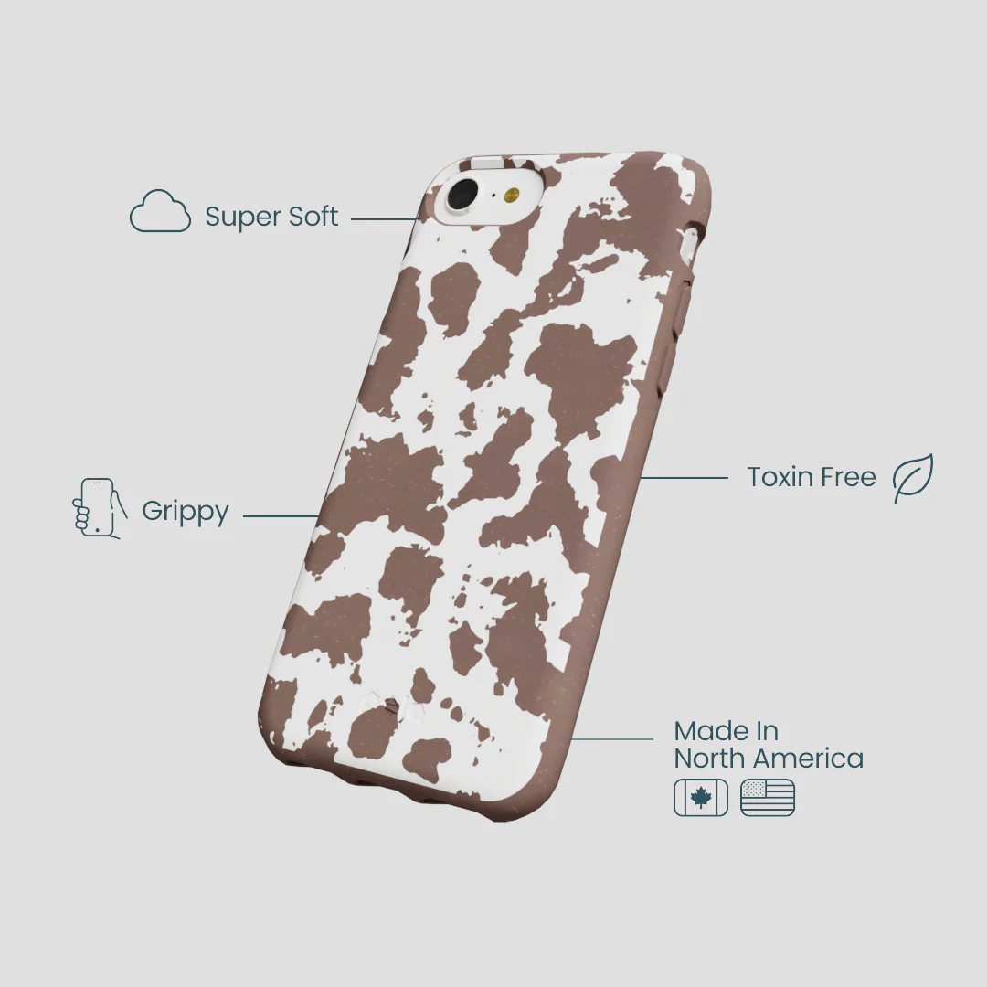 Chocolate Brown Cow Couture iPhone 6/6s/7/8/SE Case - Image 4