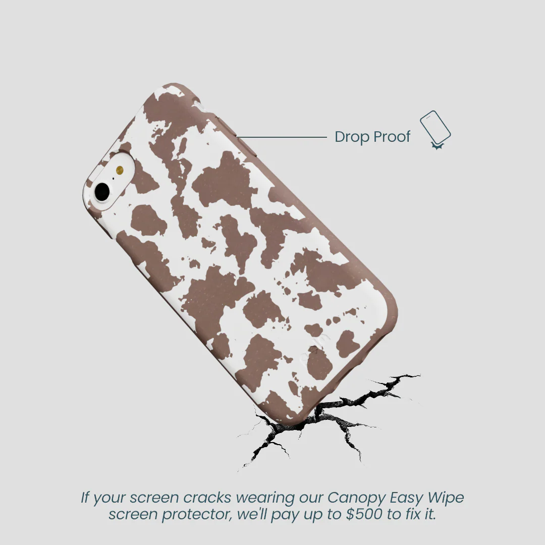 Chocolate Brown Cow Couture iPhone 6/6s/7/8/SE Case - Image 5