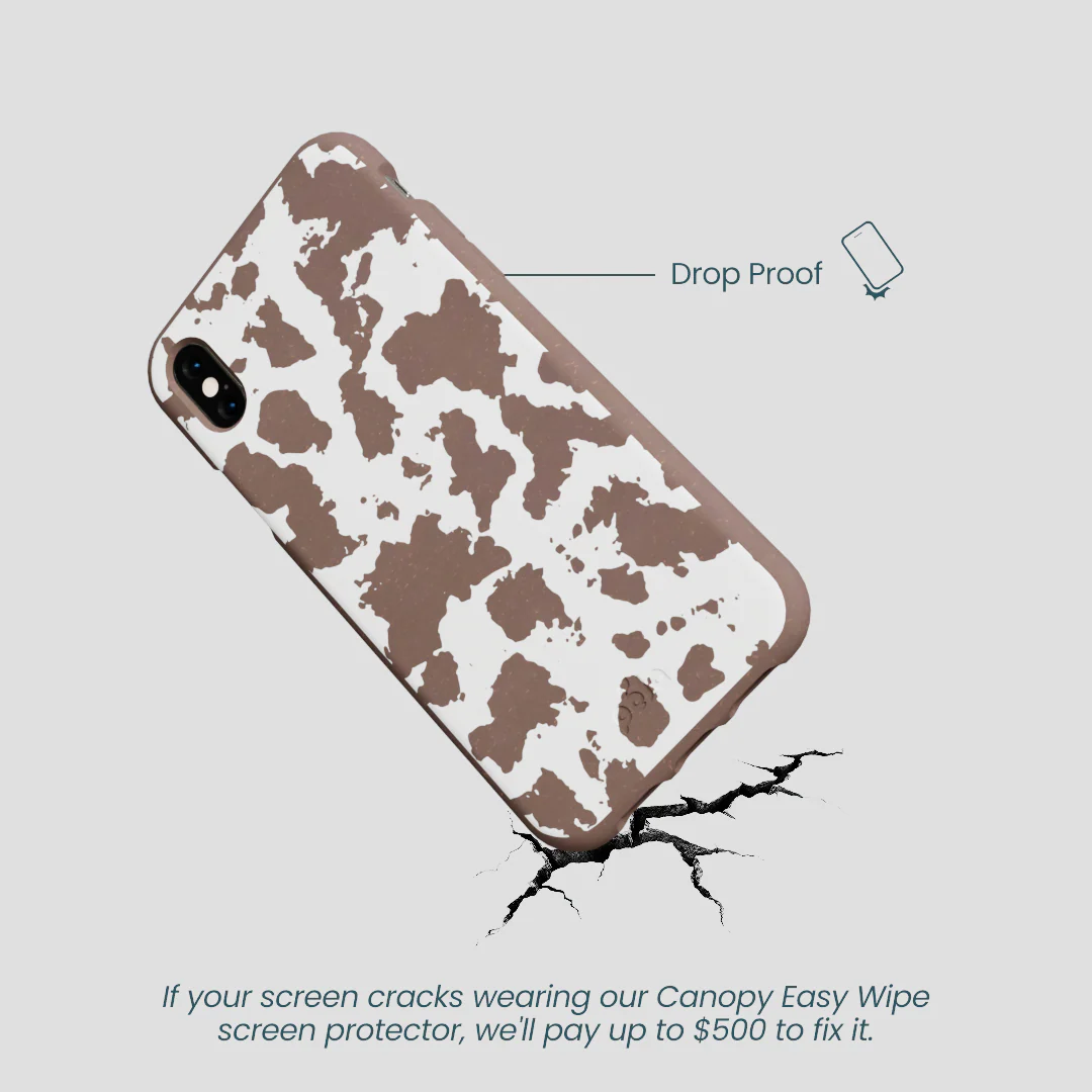 Chocolate Brown Cow Couture iPhone XR Case - Image 5