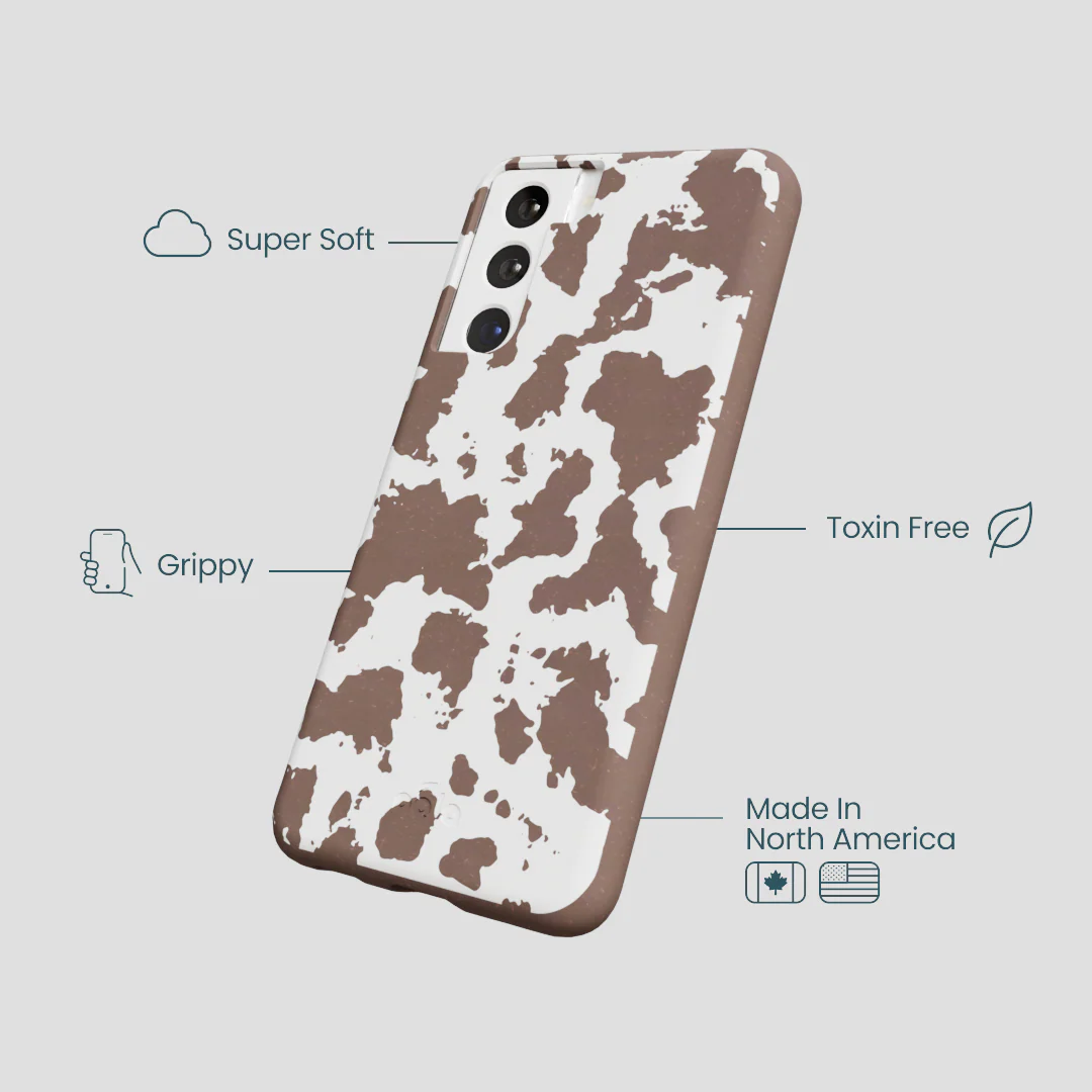 Chocolate Brown Cow Couture Samsung Galaxy S21 Case - Image 4