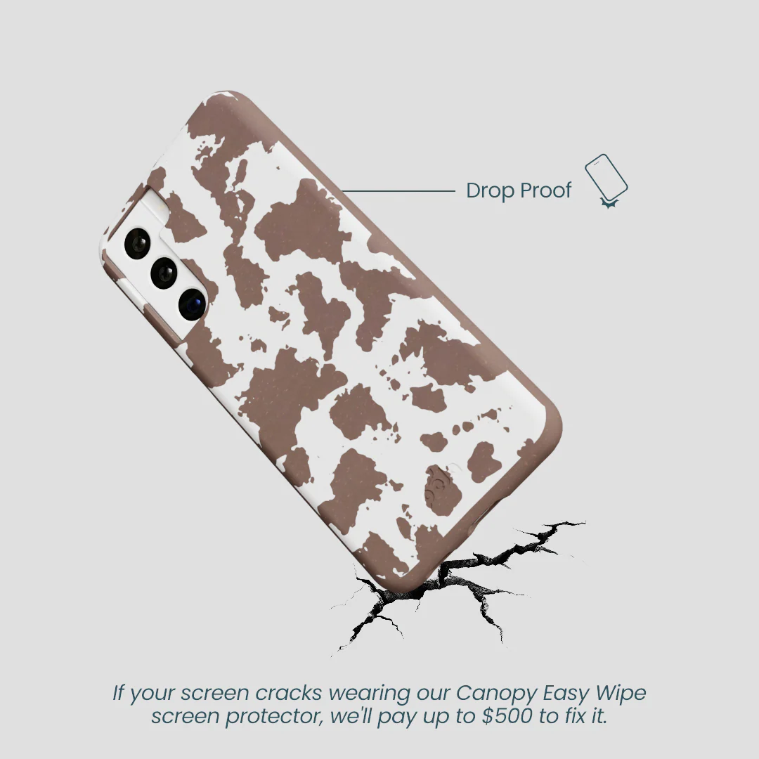 Chocolate Brown Cow Couture Samsung Galaxy S22 Case - Image 5