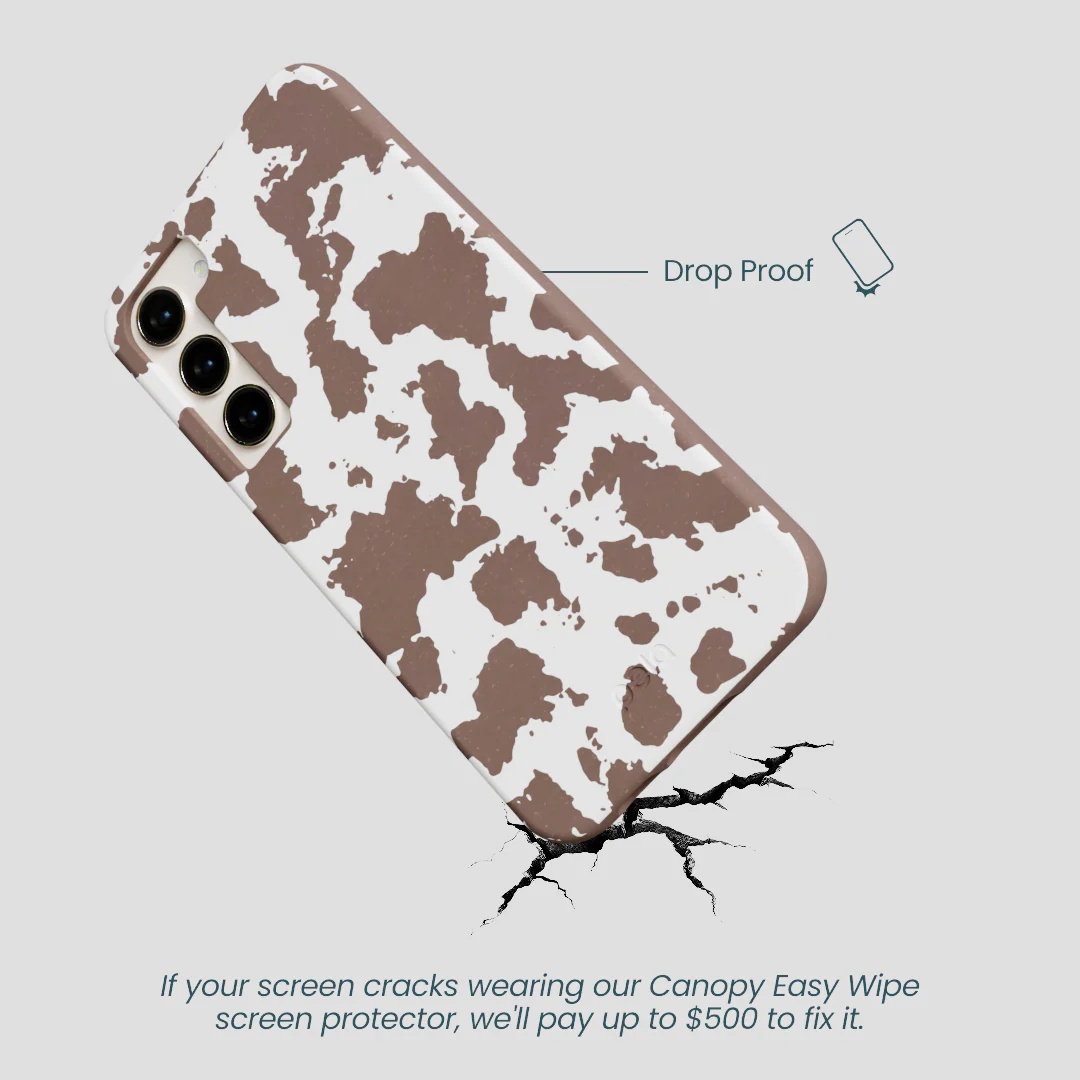 Chocolate Brown Cow Couture Samsung Galaxy S24+(Plus) Case - Image 5