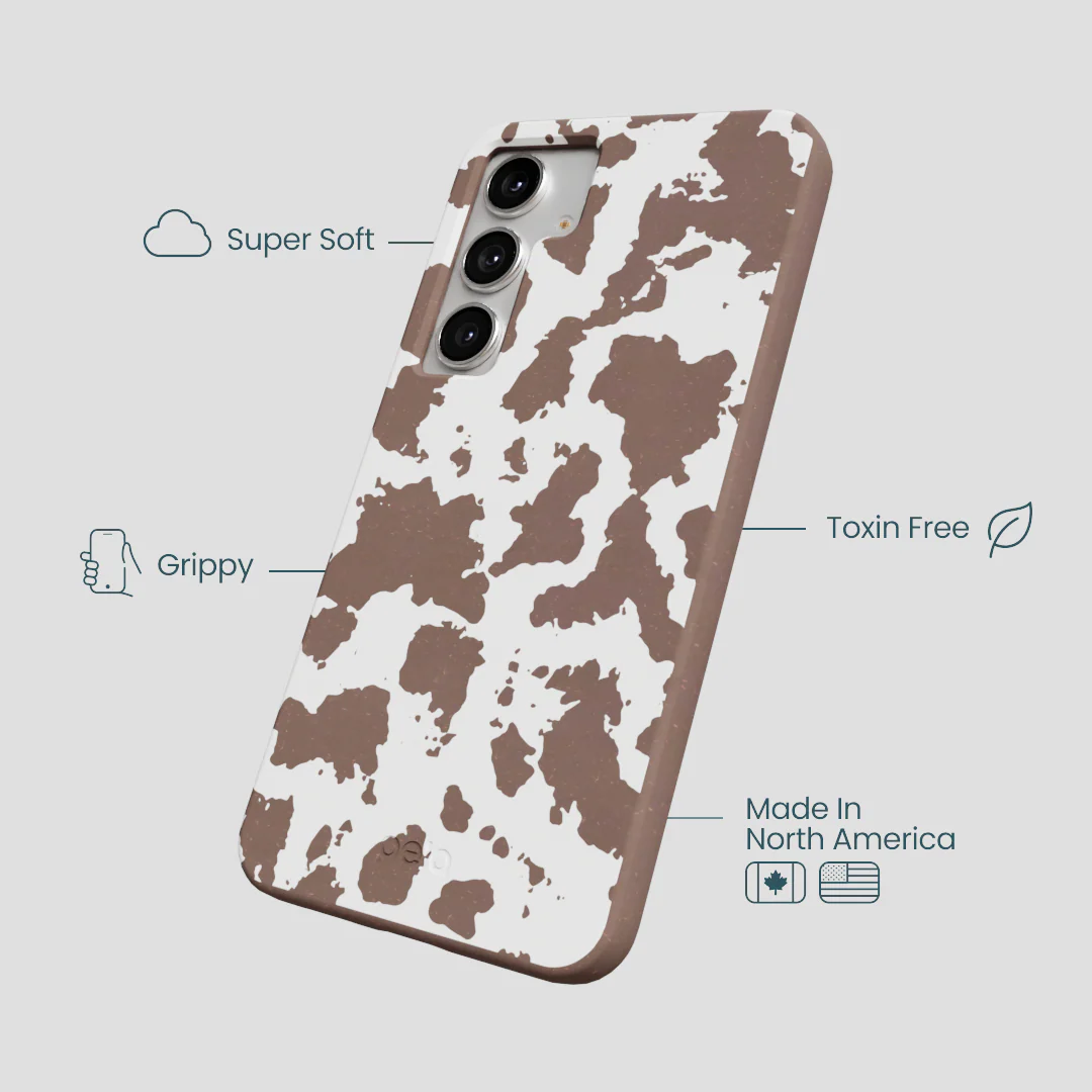 Chocolate Brown Cow Couture Samsung Galaxy S25+(Plus) Case - Image 4