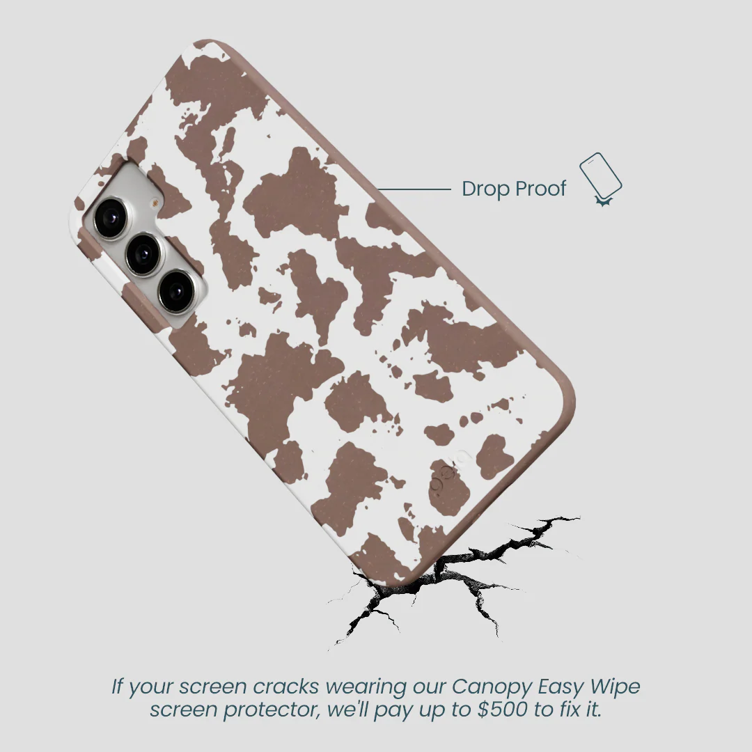 Chocolate Brown Cow Couture Samsung Galaxy S25+(Plus) Case - Image 5