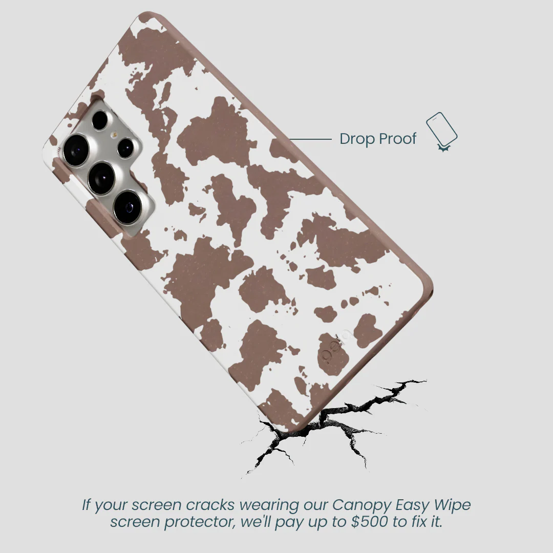 Chocolate Brown Cow Couture Samsung Galaxy S25 Ultra Case - Image 5