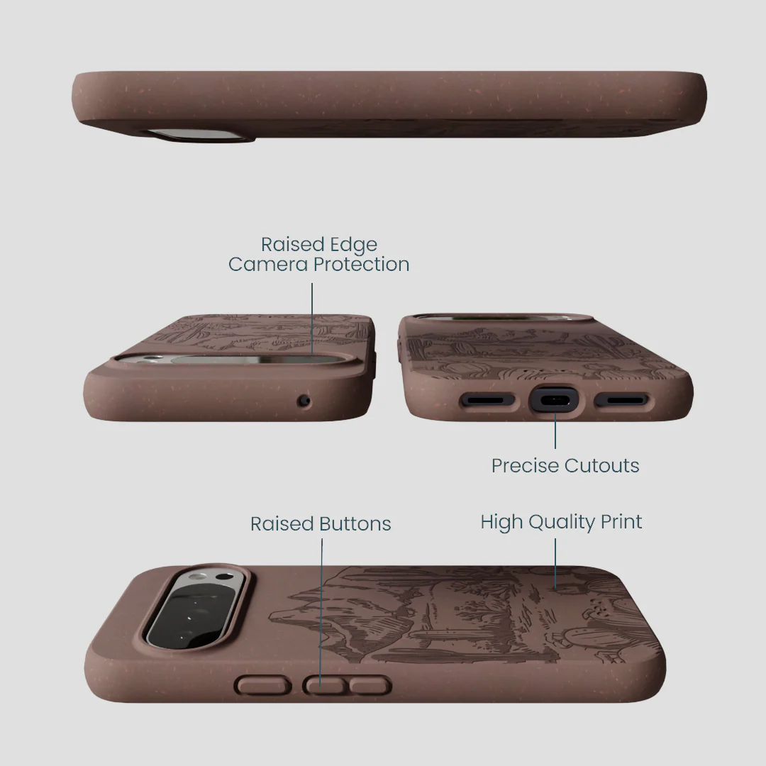 Chocolate Brown Desert Run Google Pixel 10 Pro XL Case - Image 3