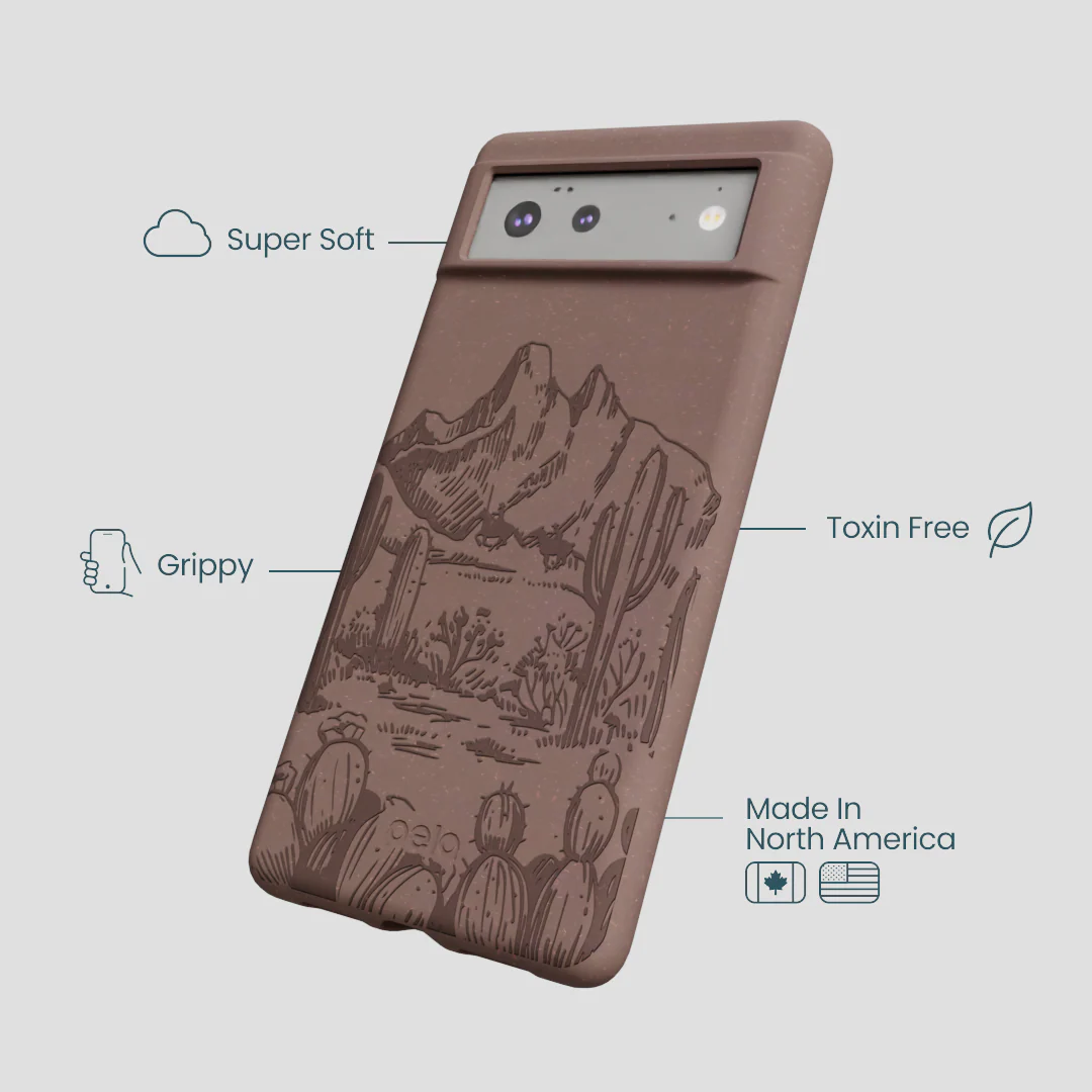 Chocolate Brown Desert Run Google Pixel 6a Case - Image 4