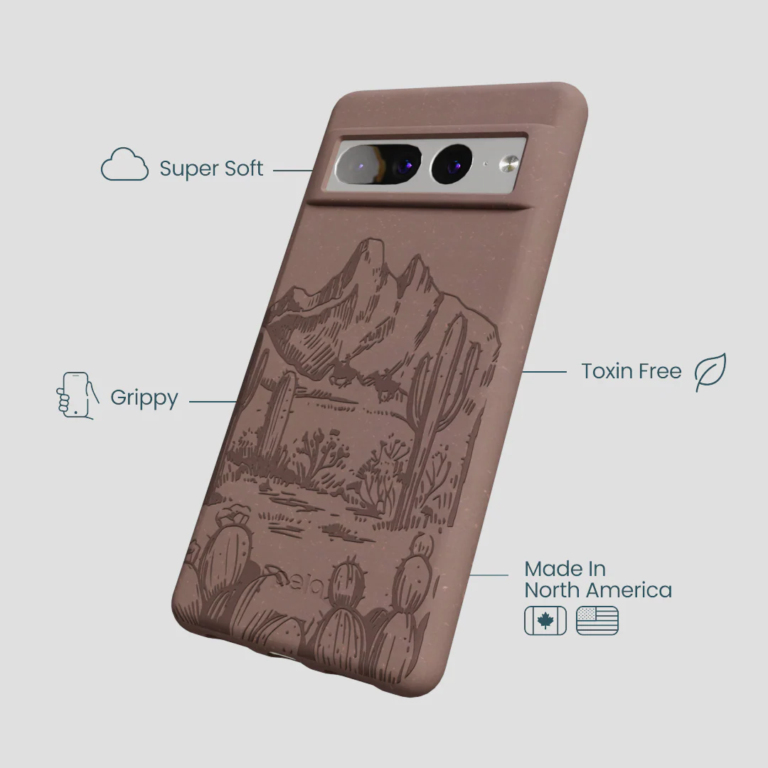 Chocolate Brown Desert Run Google Pixel 7 Pro Case - Image 4