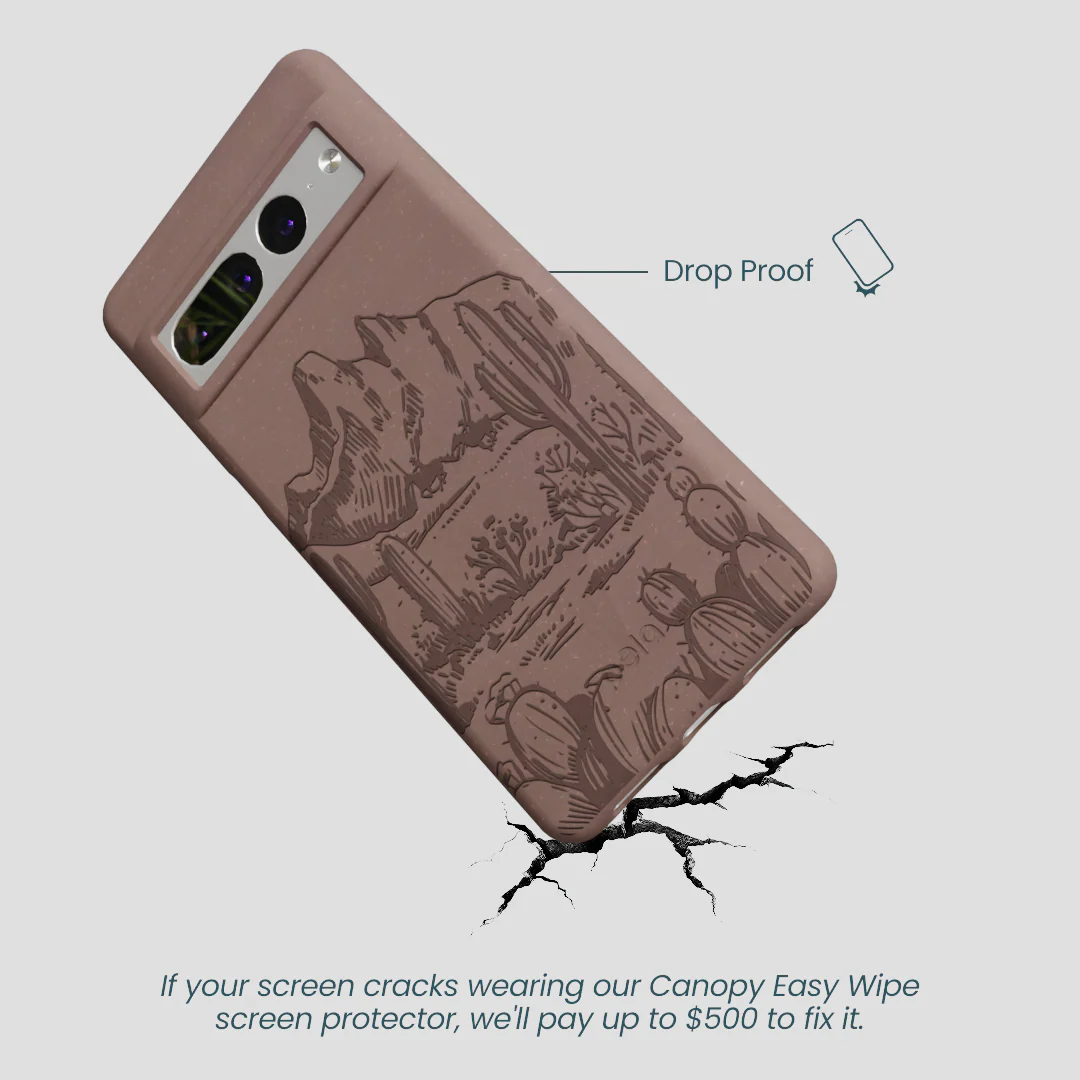 Chocolate Brown Desert Run Google Pixel 7 Pro Case - Image 5