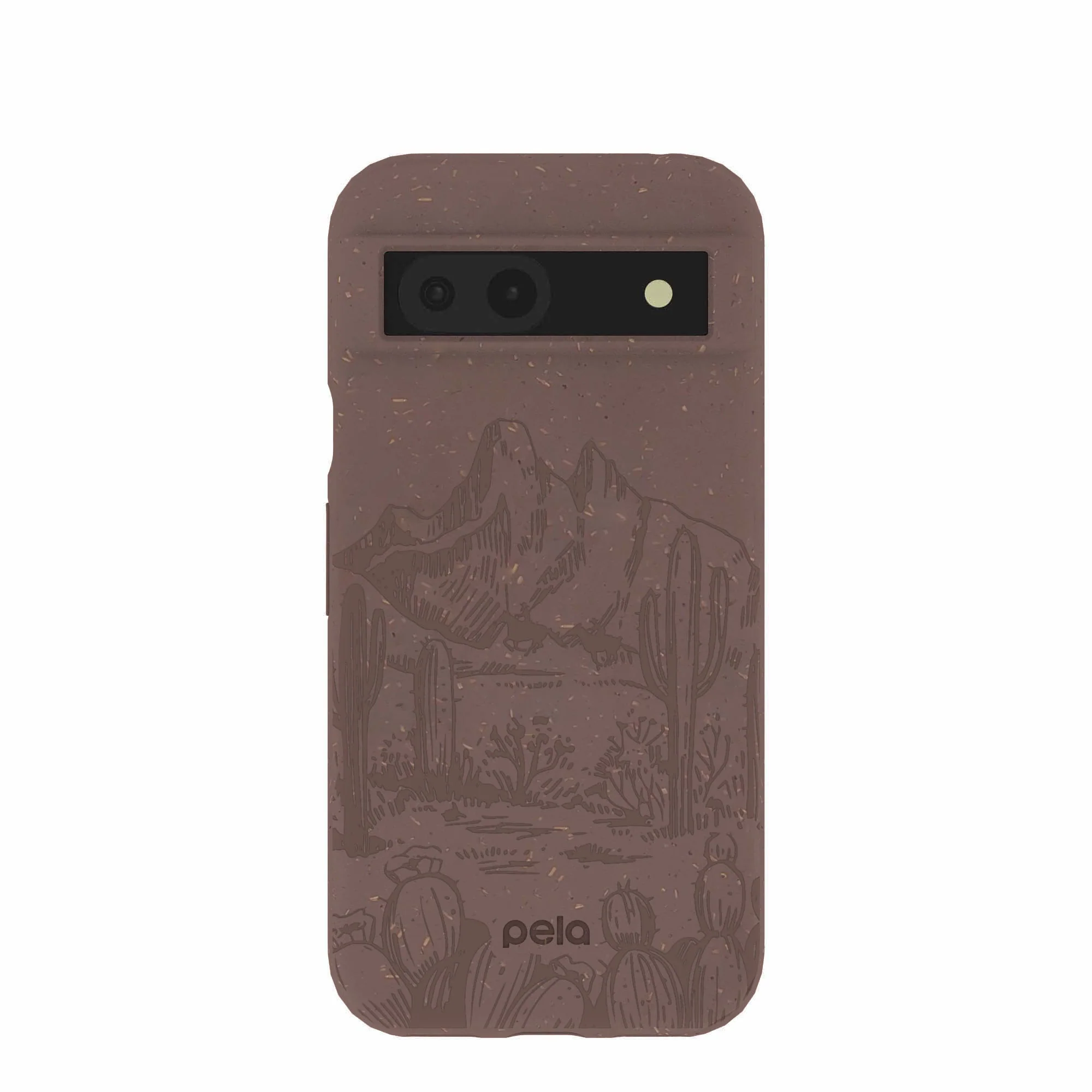 Chocolate Brown Desert Run Google Pixel 8a Case