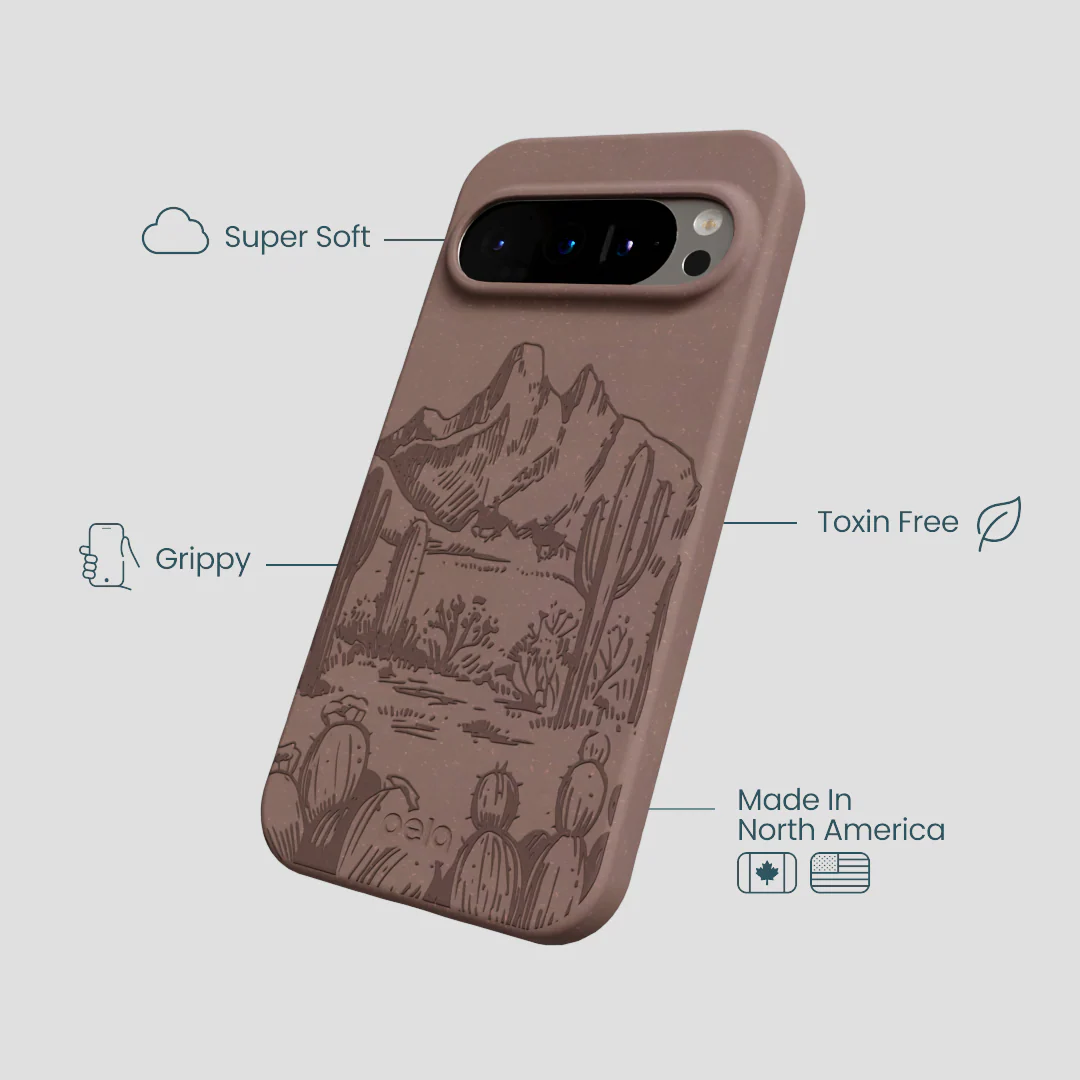 Chocolate Brown Desert Run Google Pixel 9/9 Pro Case - Image 4