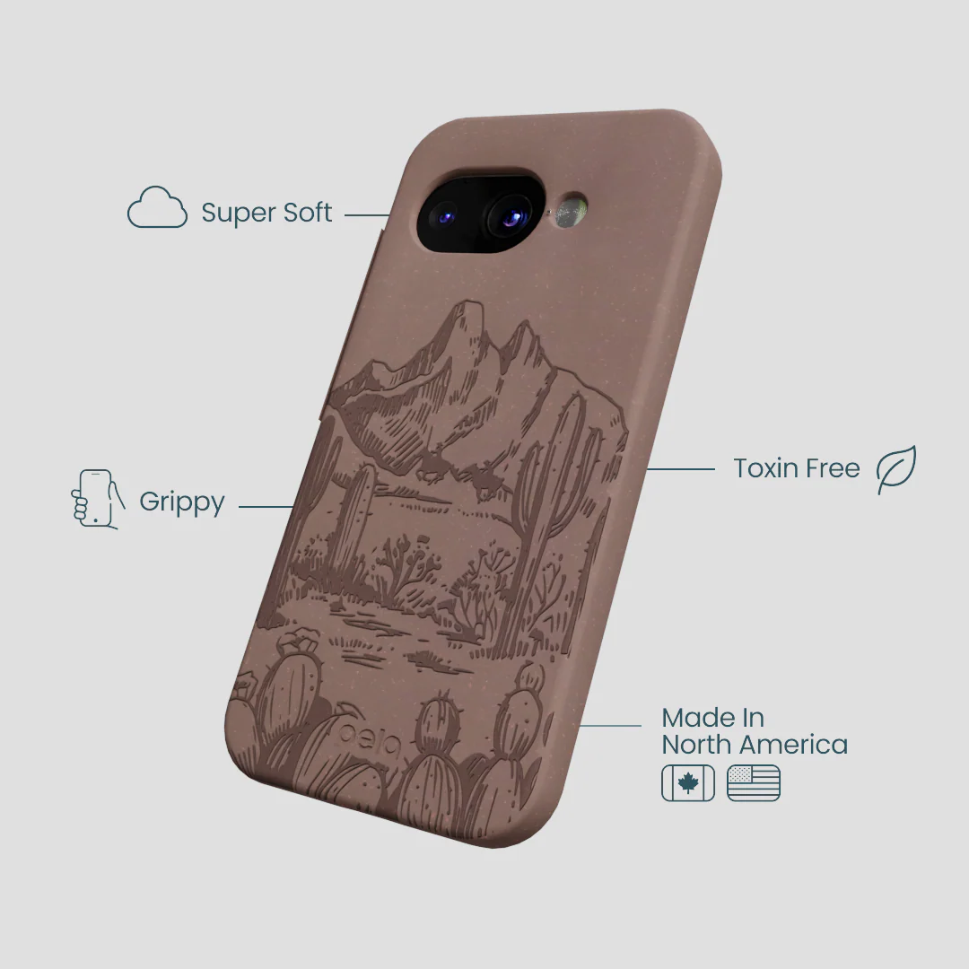 Chocolate Brown Desert Run Google Pixel 9a Case - Image 4