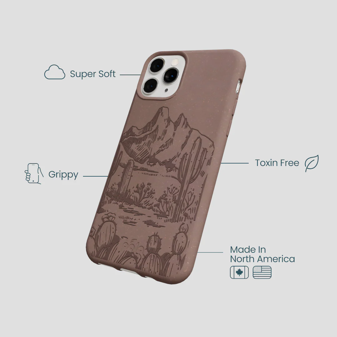 Chocolate Brown Desert Run iPhone 11 Pro Case - Image 4