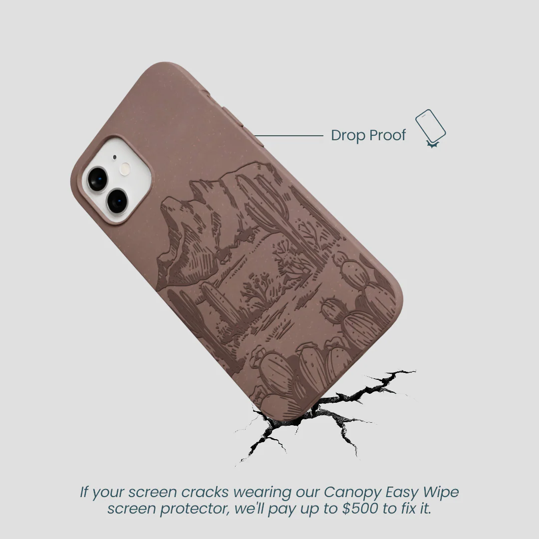 Chocolate Brown Desert Run iPhone 12/ iPhone 12 Pro Case - Image 5